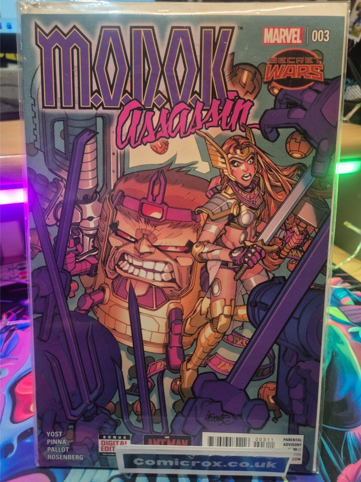 M.O.D.O.K. Assassin SECRET WARS #1-5, Complete Series Set, 2015 MARVEL, NM