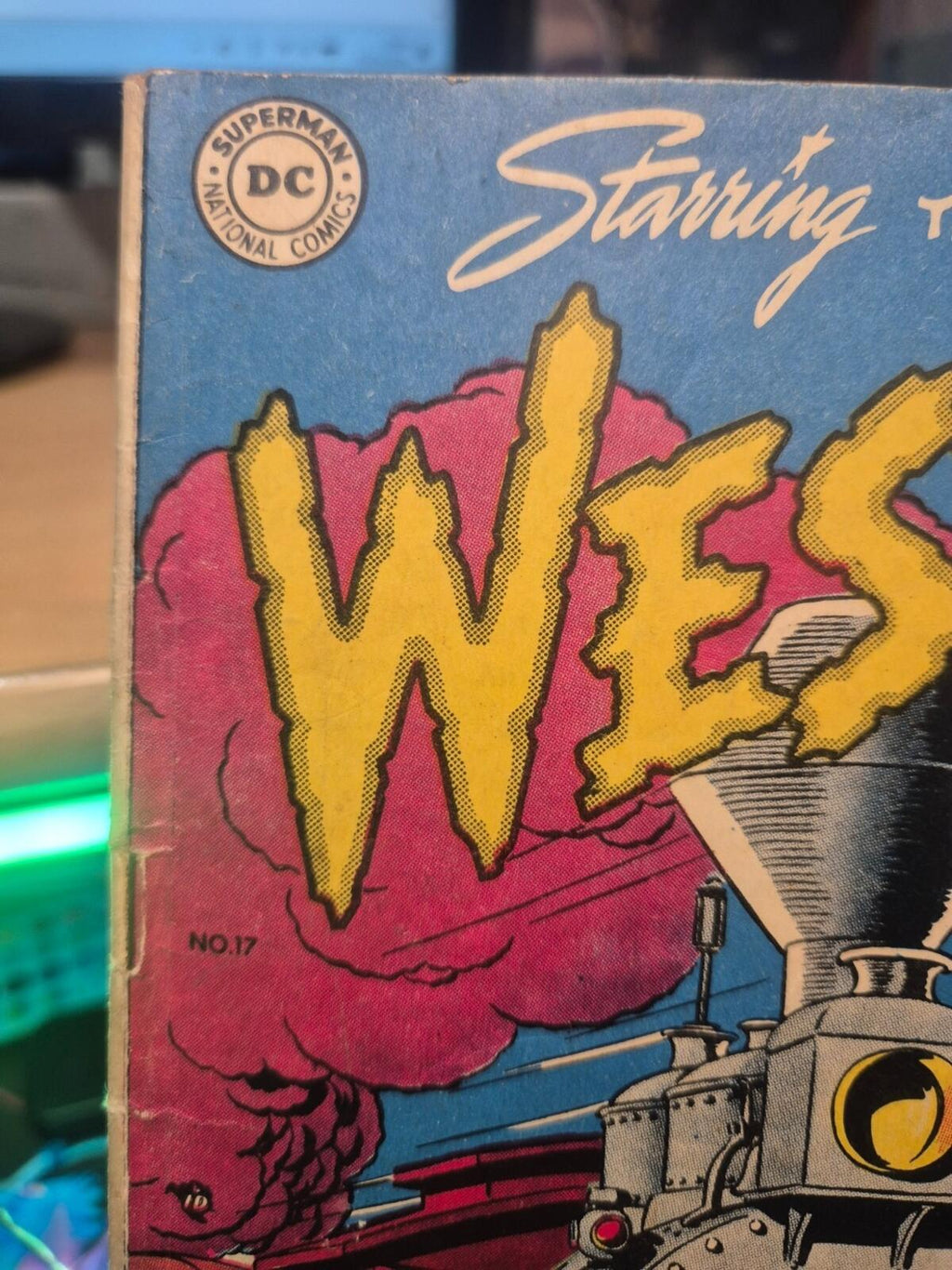WESTERN COMICS #17, DC COMICS, 1950, WYOMING KID-GOLDEN AGE, VG/FN (or higher)