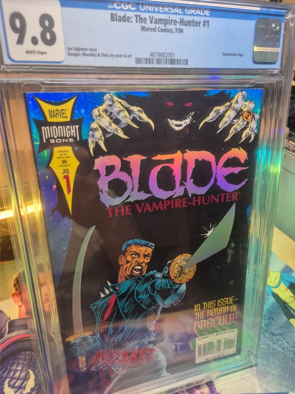 BLADE : THE VAMPIRE HUNTER #1 - CGC 9.8 (1994 ; White Pages)