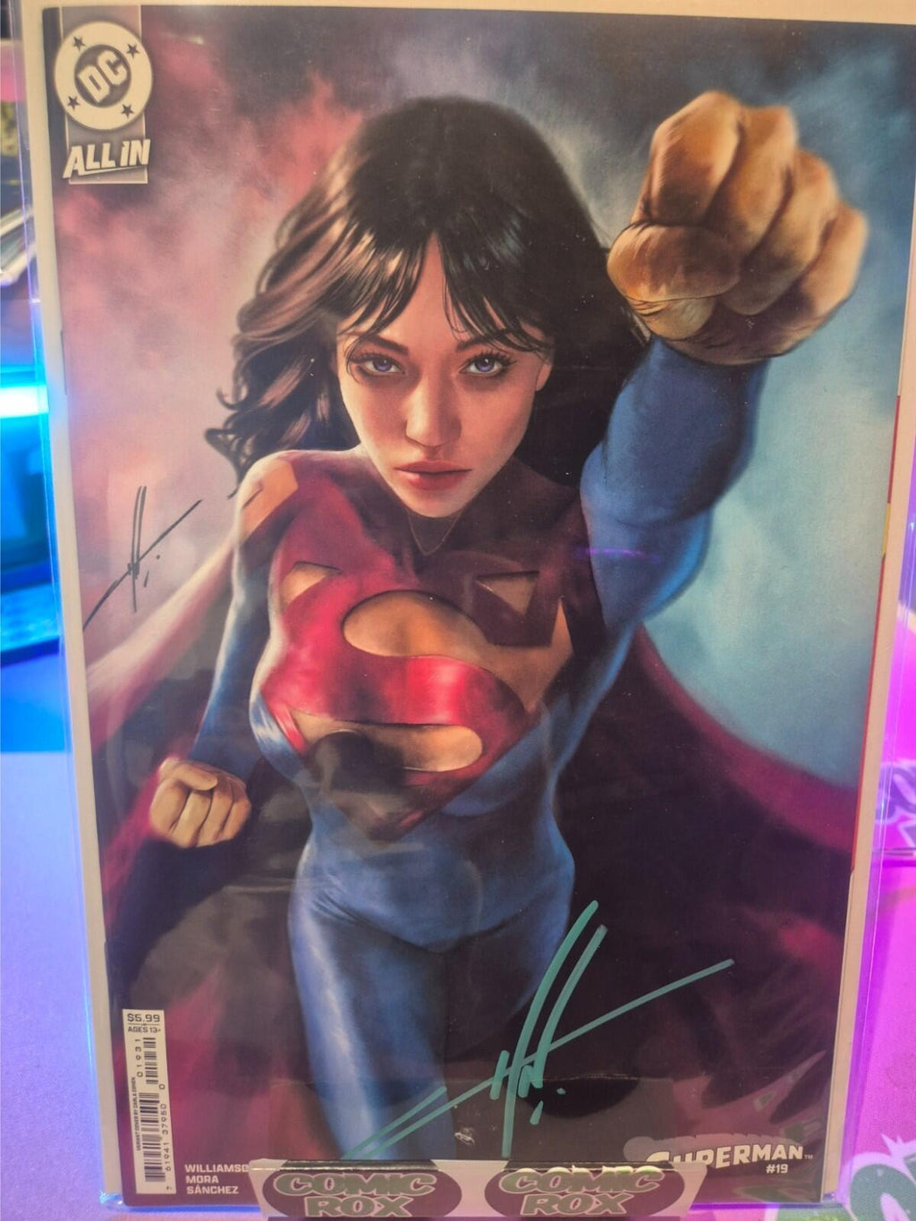 Superman #19, SIGNED by Carla Cohen with COA, Variant, 2024, NM