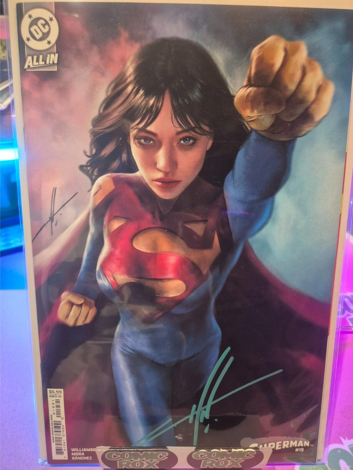Superman #19, SIGNED by Carla Cohen with COA, Variant, 2024, NM
