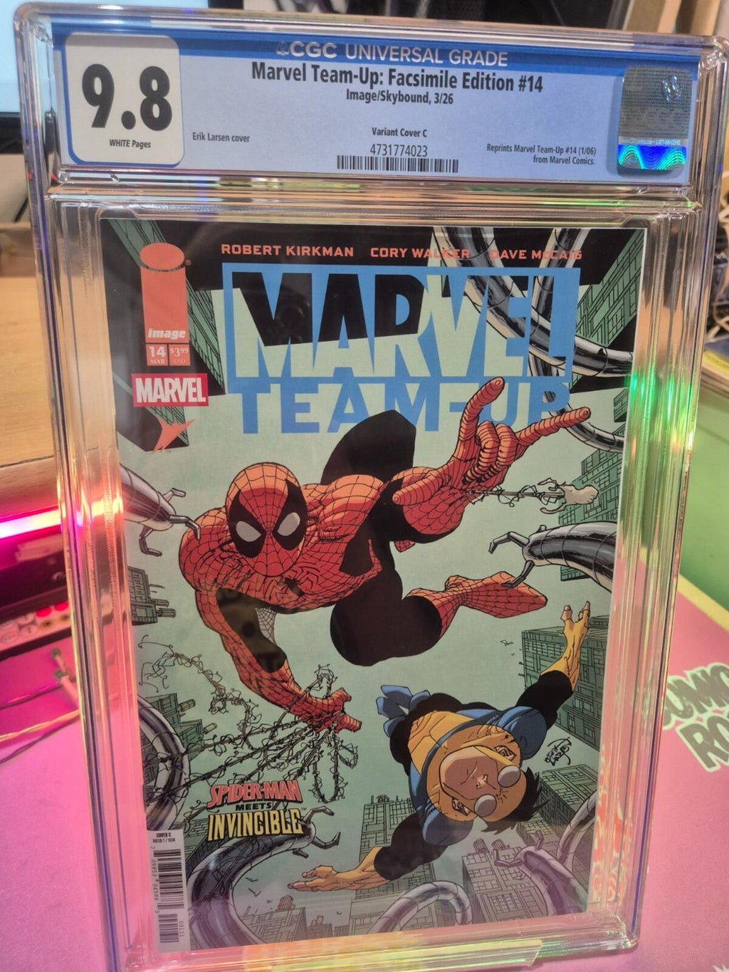Marvel Team-Up #14, CGC 9.8 Erik Larsen Facsimile Variant