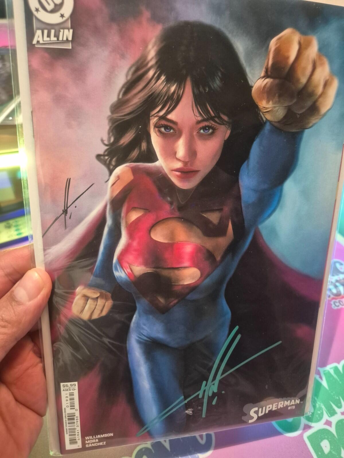 Superman #19, SIGNED by Carla Cohen with COA, Variant, 2024, NM