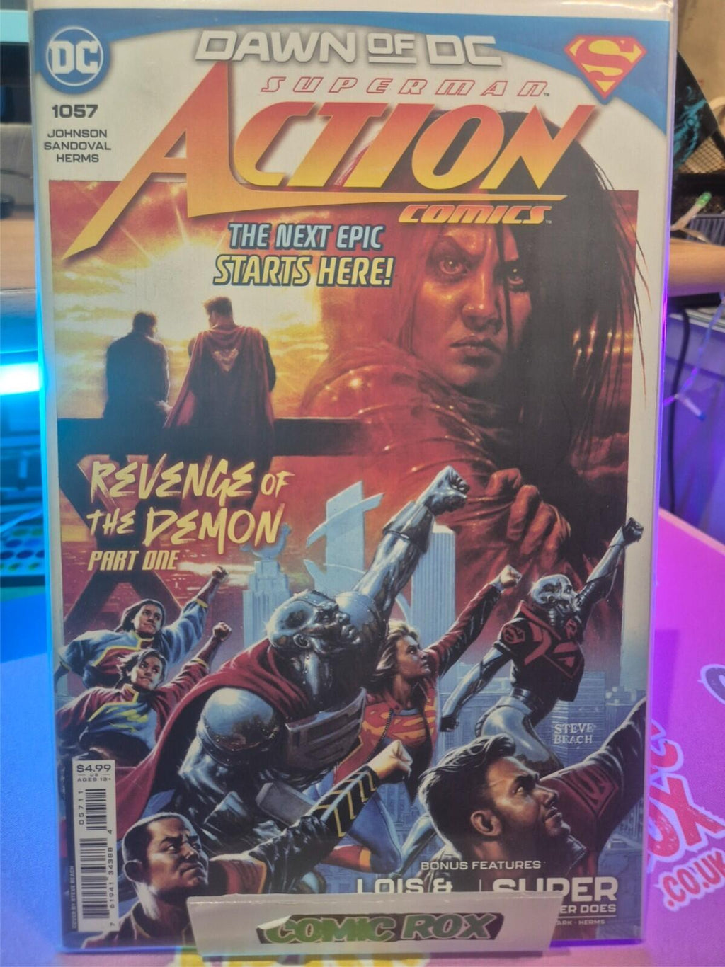 Action Comics #1057 Steve Beach Cover (DC Comics, 2023) Superman, NM