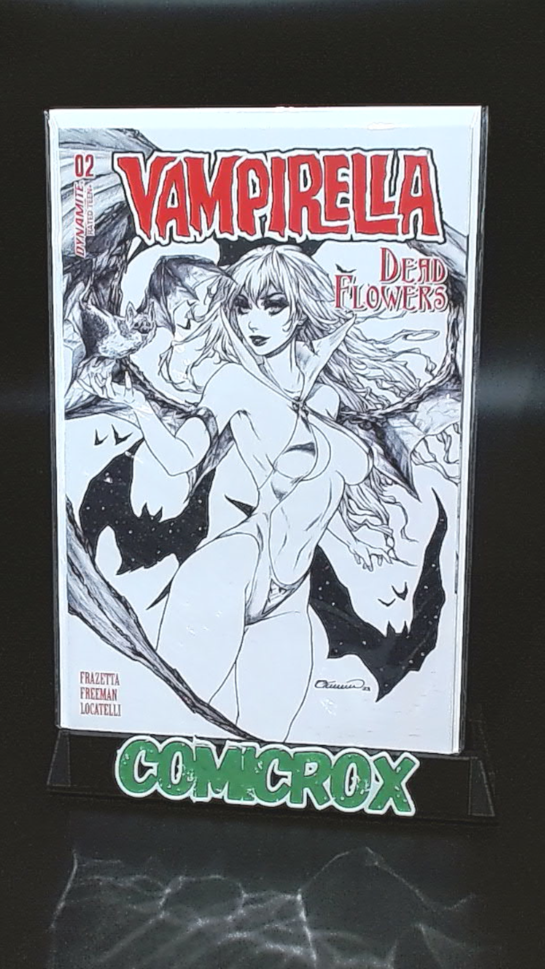 Vampirella: Dead Flowers #2, 2023, 1:10 Turner Sketch Variant, Dynamite, NM+