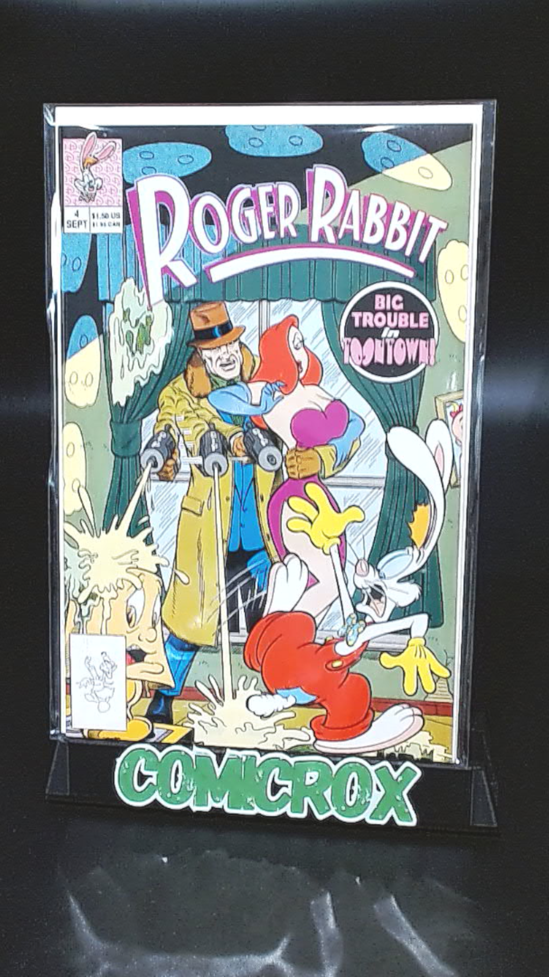Roger Rabbit #4, 1990, 1st Cover Appearance of Jessica Rabbit, Disney, NM+
