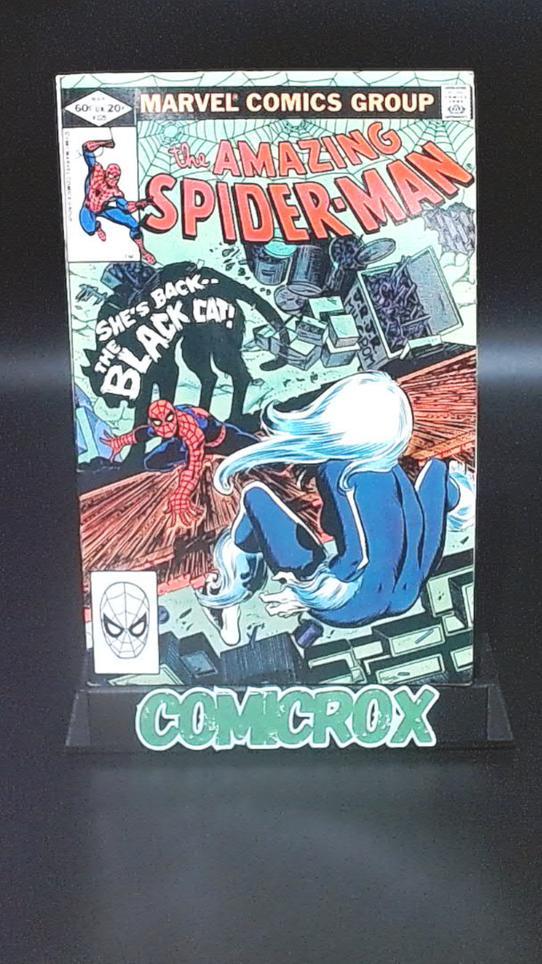 The Amazing Spider-Man #226 (1982) - UK Price Variant, Black Cat - VF/NM