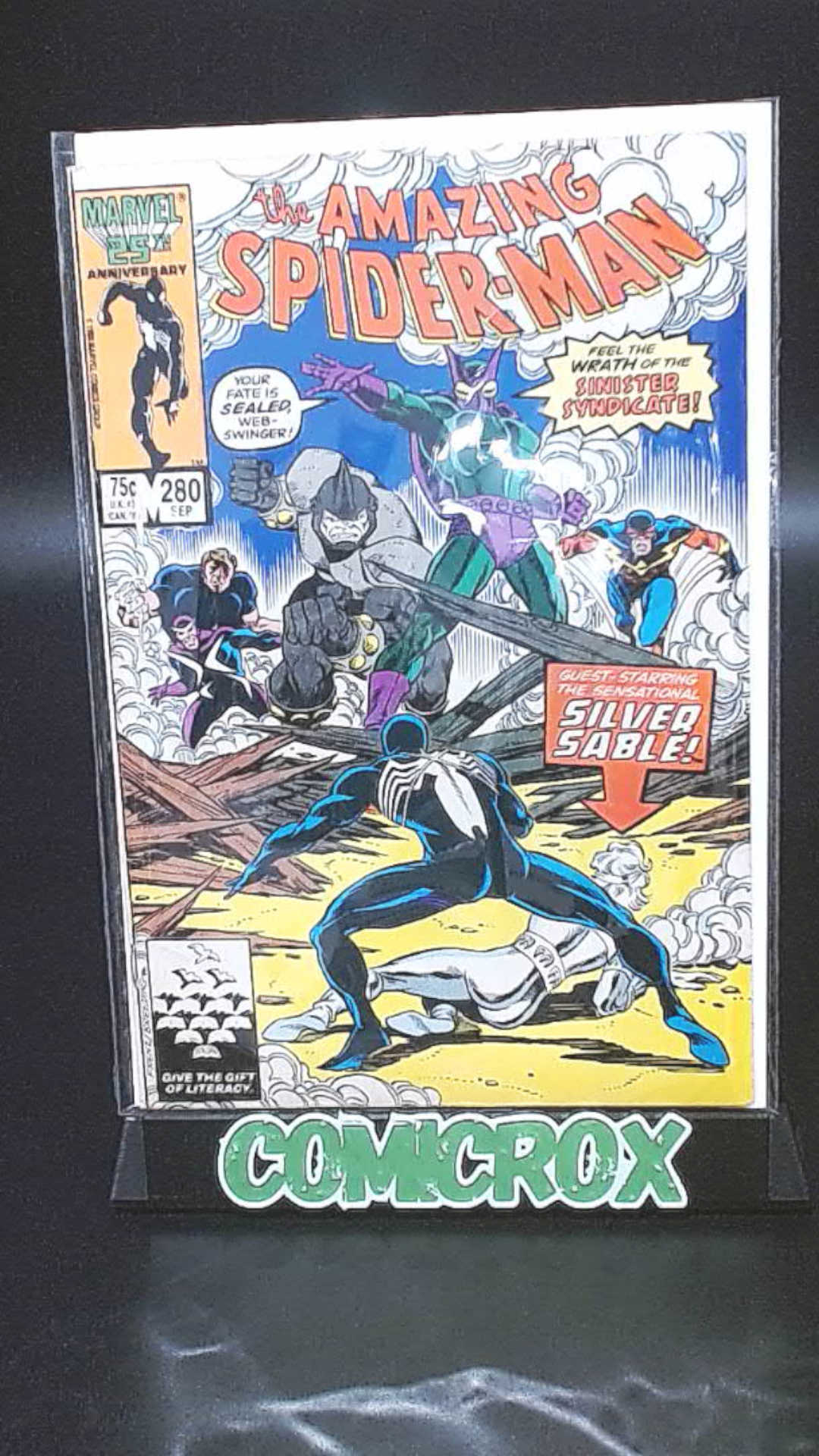 The Amazing Spider-Man #280 (1986) - 1st Team App Sinister Syndicate - VF+