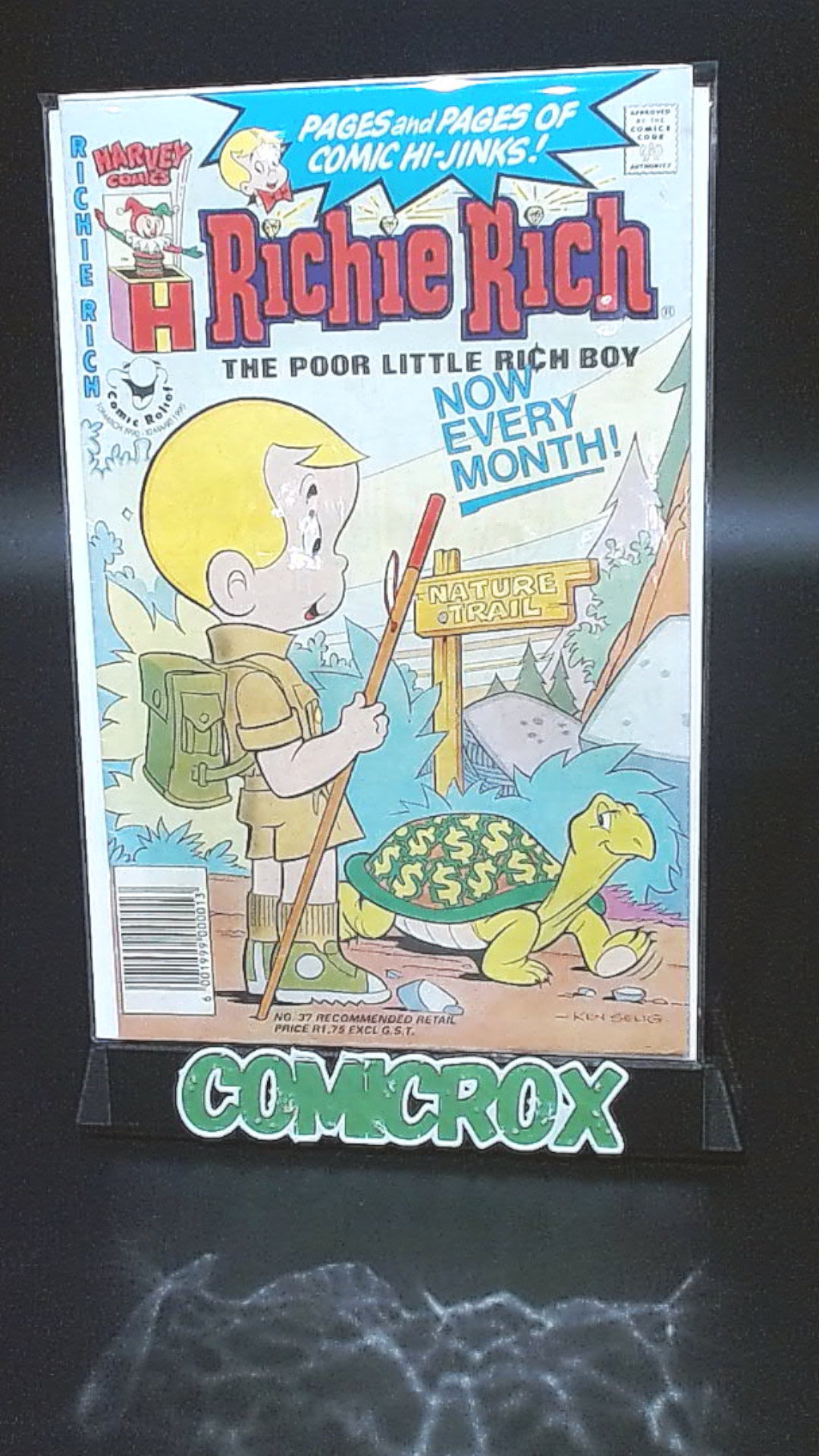 Richie Rich #77 Harvey Comics - Harvey Comics, Rare South African Edition - VF+