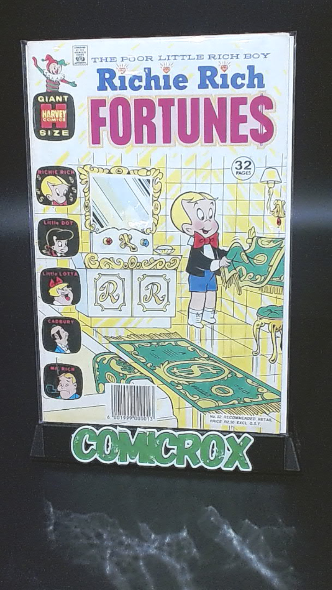 Richie Rich Fortunes #52  Harvey Comics, Rare South African Edition - VF/NM