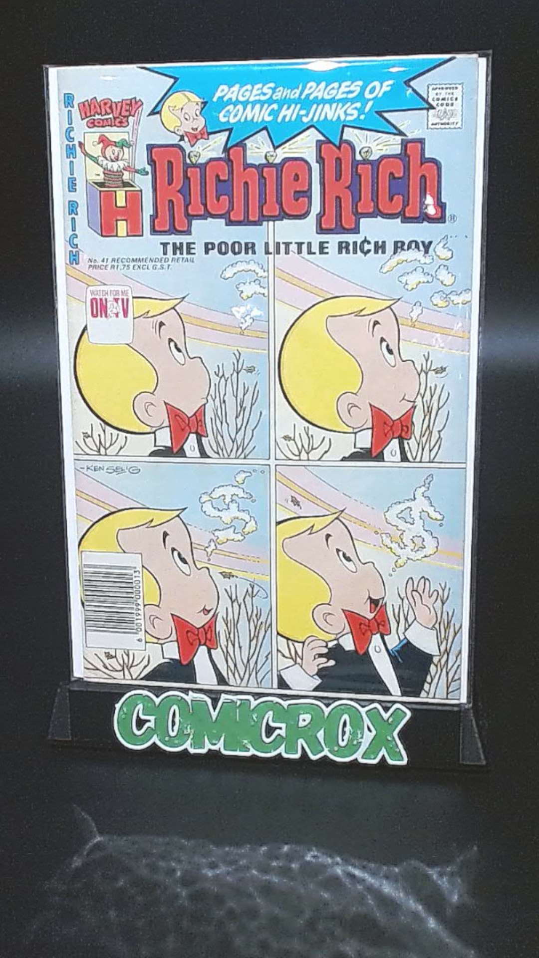 Richie Rich #41  - Harvey Comics, Rare South African Edition - VF/NM