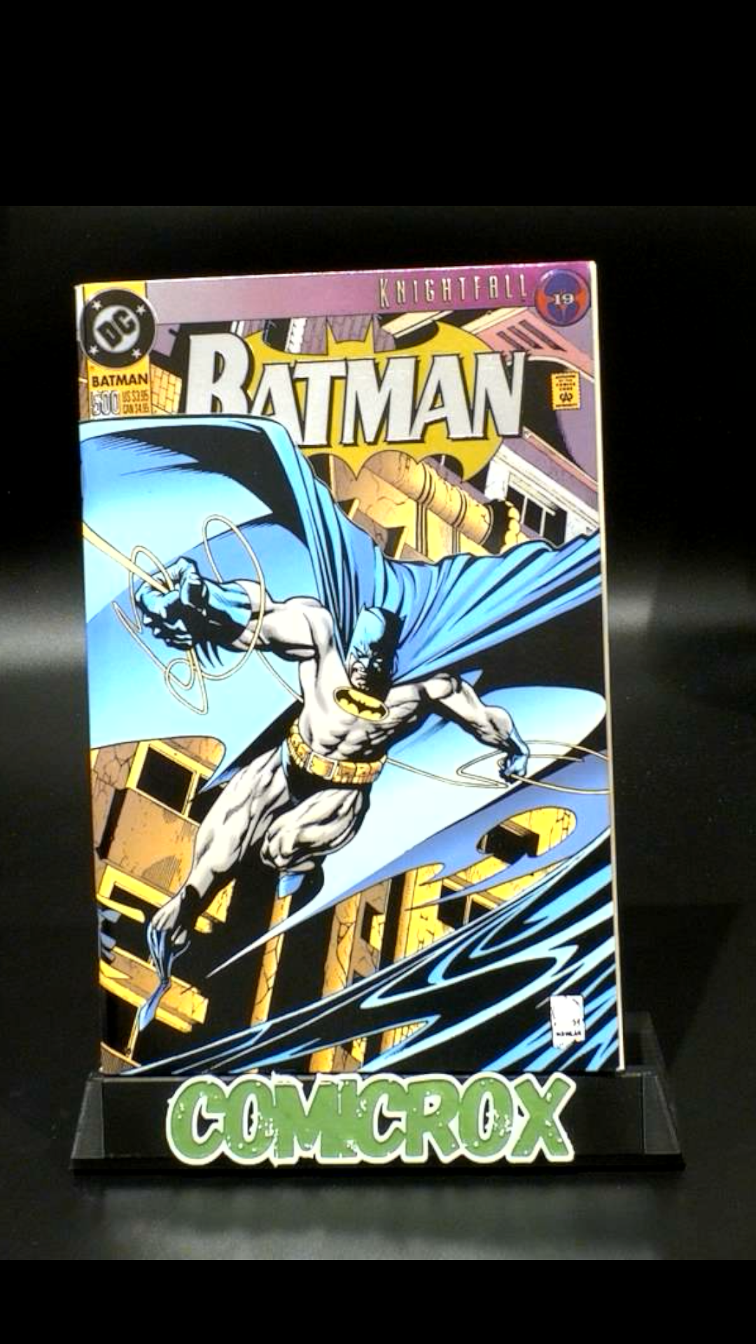 Batman #500 1993 DC Comics - Die-Cut Foil, Postcard Attached, 1st Print - NM+