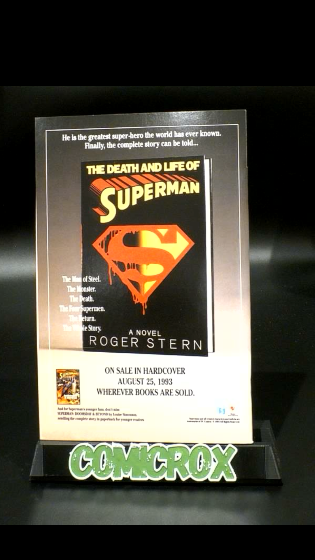 Batman #500 1993 DC Comics - Die-Cut Foil, Postcard Attached, 1st Print - NM+