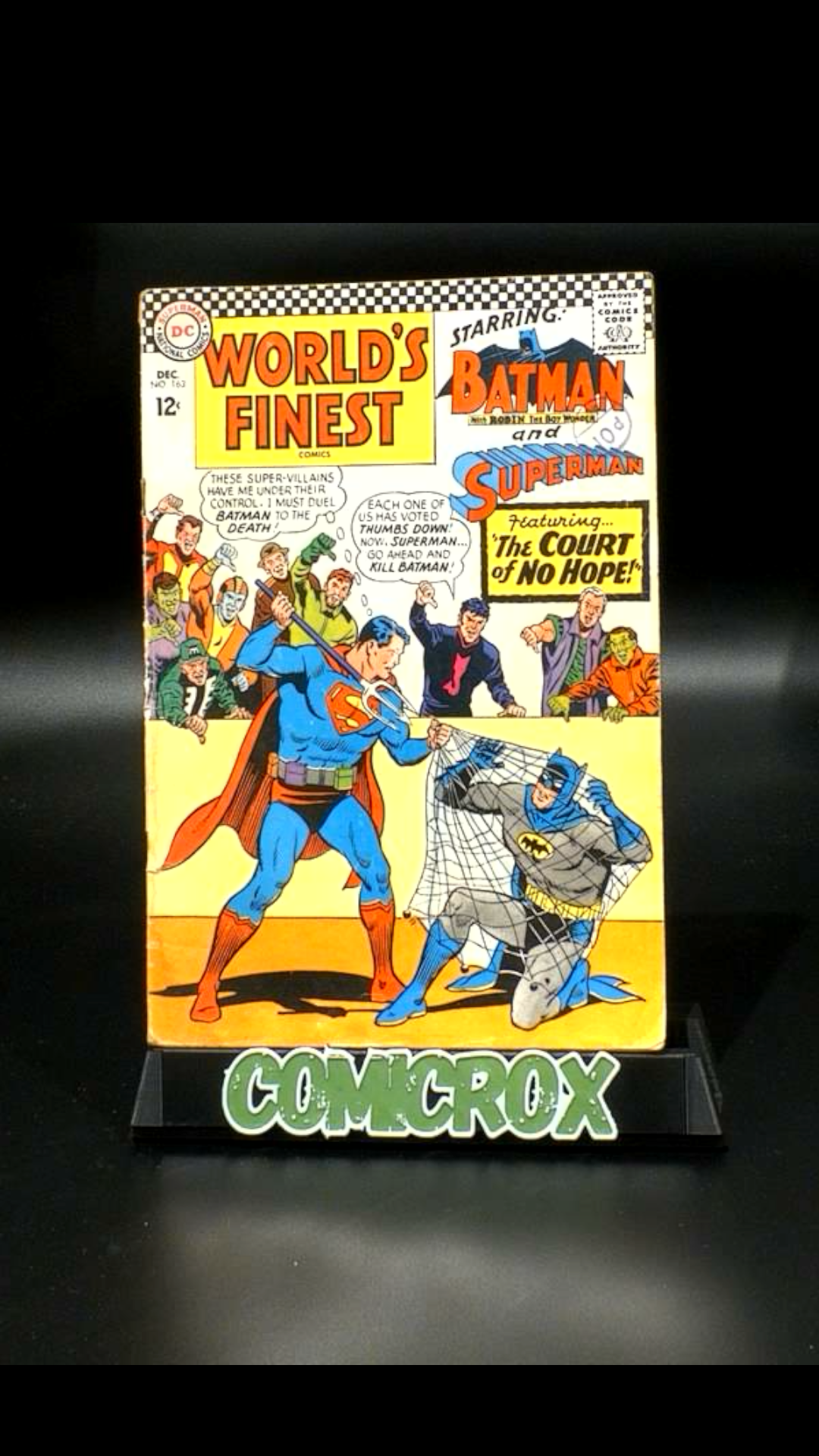 World's Finest Comics #163 1966 DC Comics - Superman & Batman 1966 - G/VG