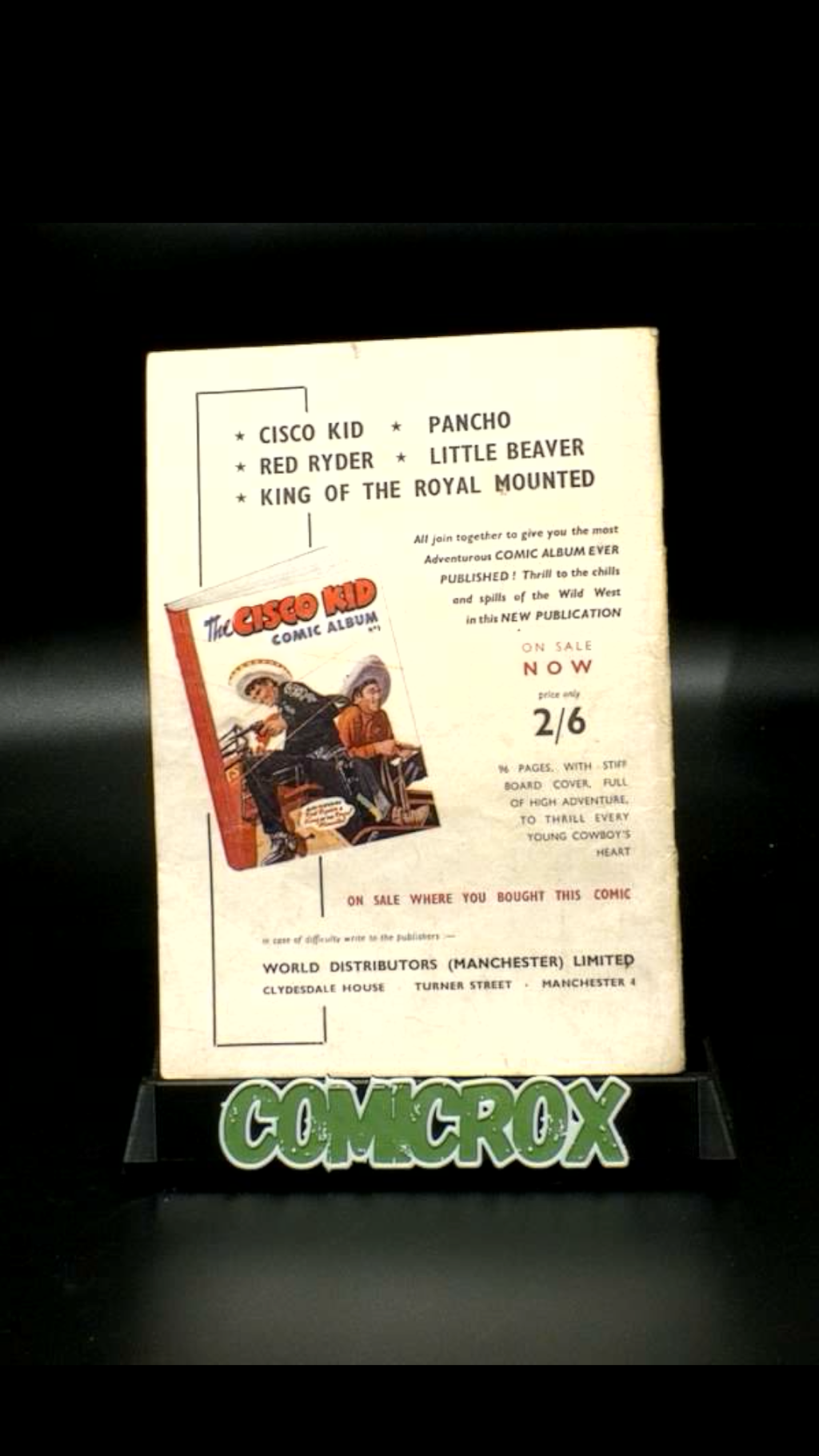Black Fury #3 World Distributors - 1955 - FN-