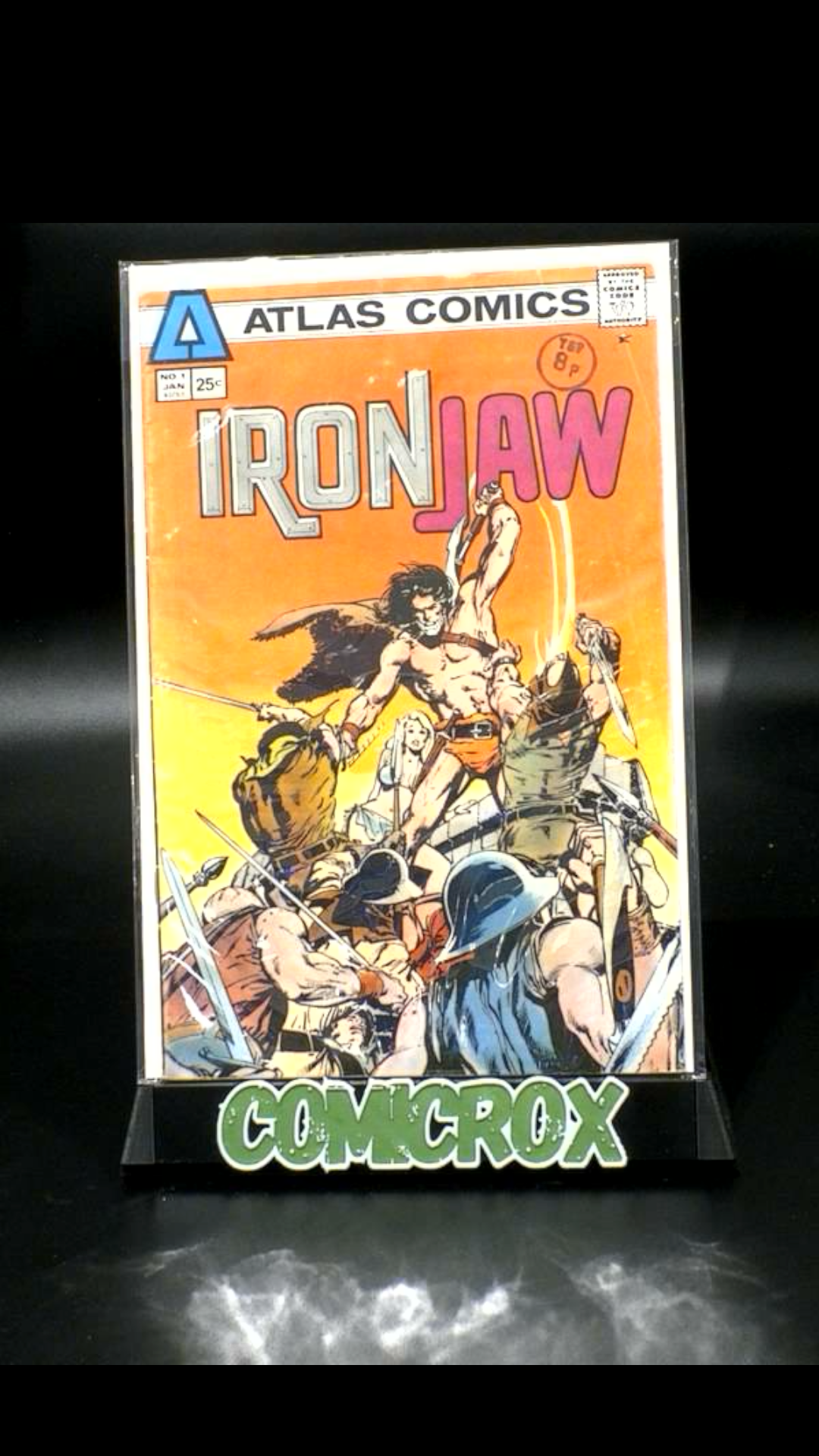 Ironjaw #1 Atlas Comics - 1975 Cents Copy - FN/VF