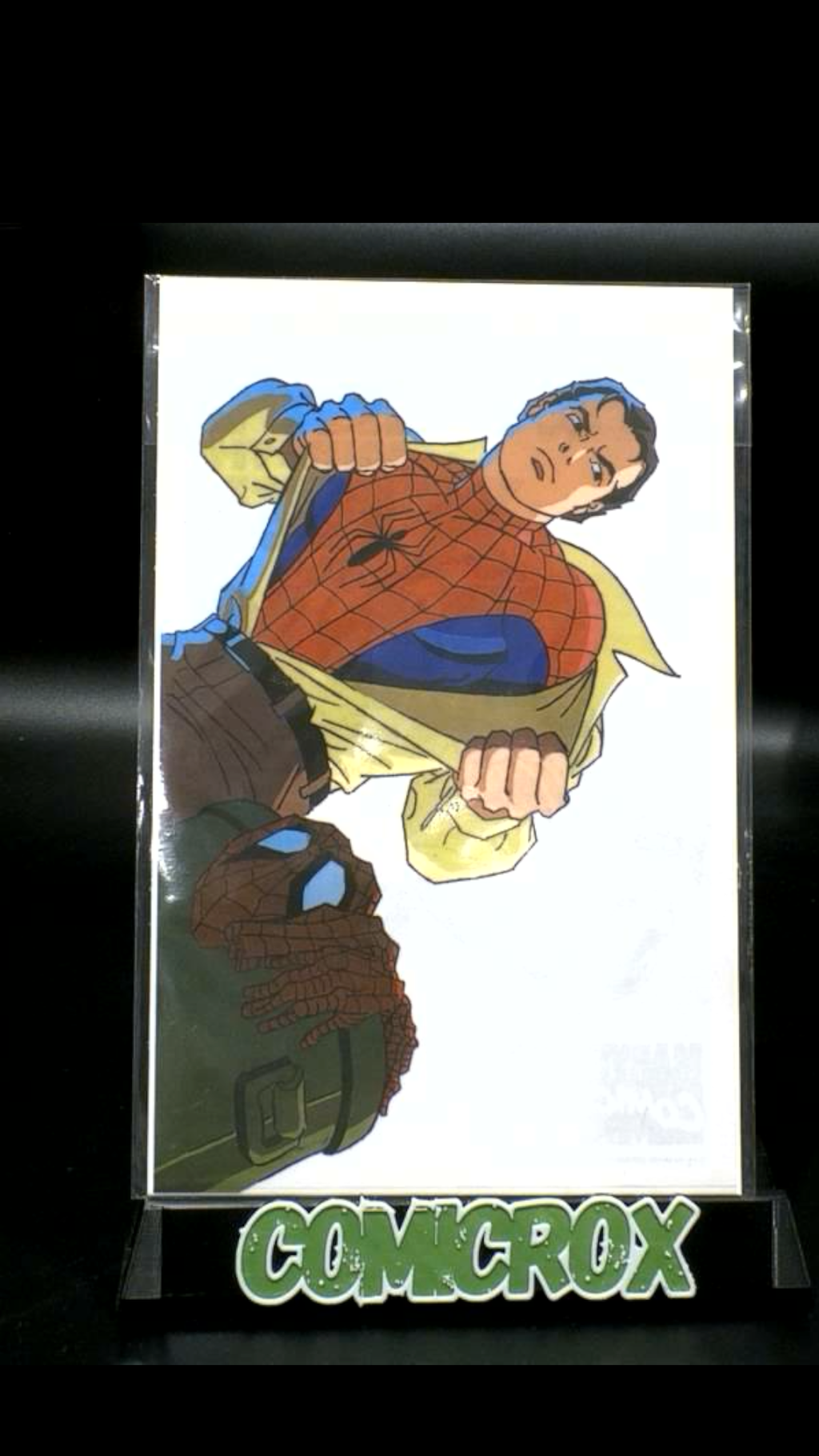 Spider-Man Marvel Animation Cell, Peter Parker Acetate Print - NM+