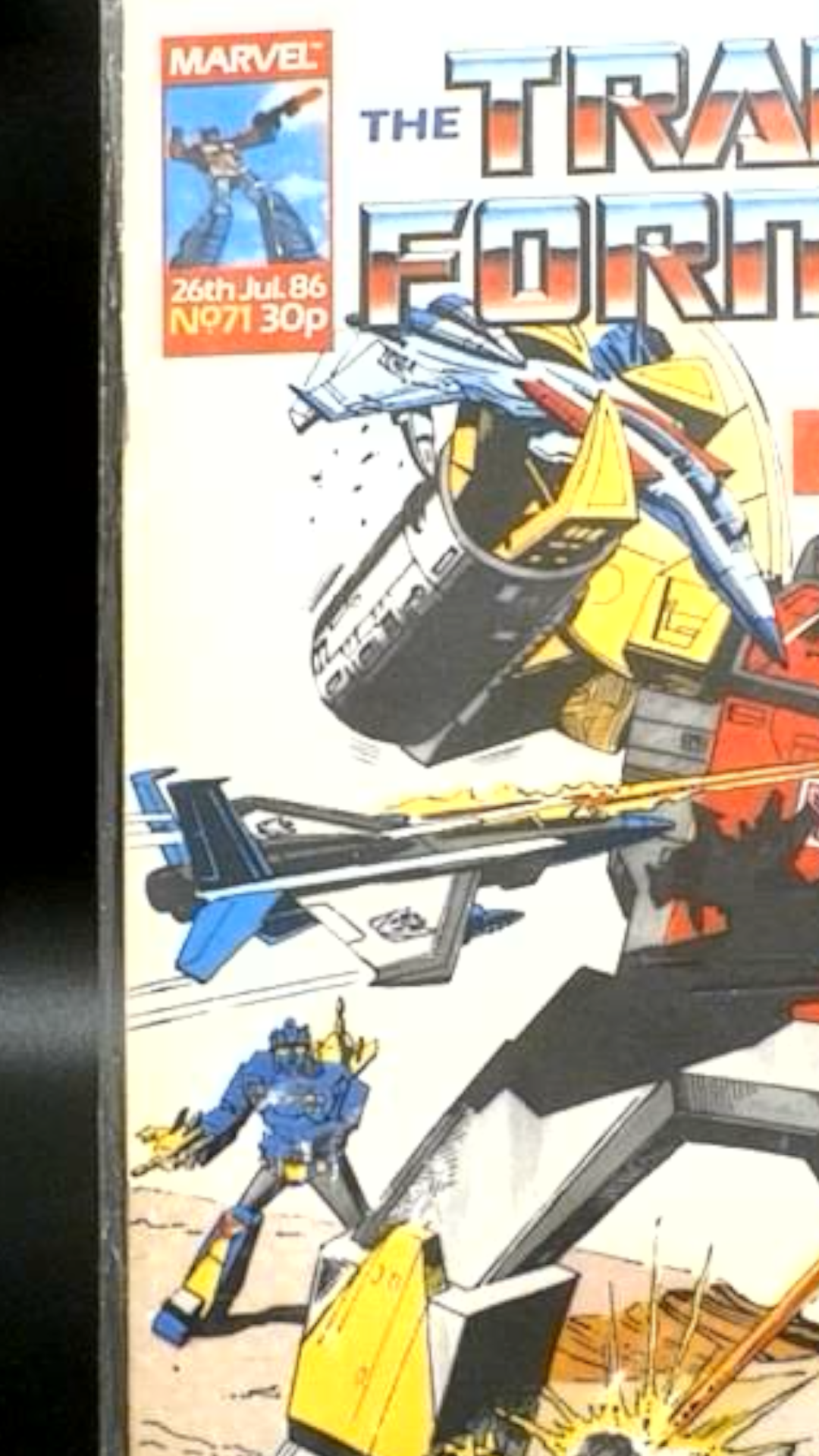 The Transformers #71 1986 Marvel UK - Omega Supreme - VF