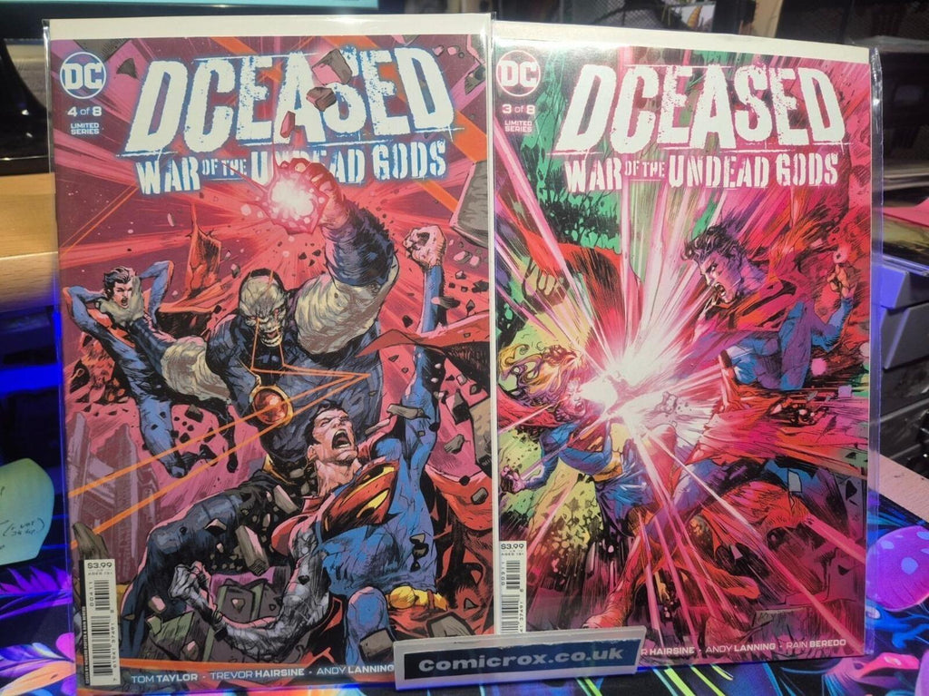 DCeased: War of The Undead Gods, Complete Set, Issues 1-8 All Books are NM