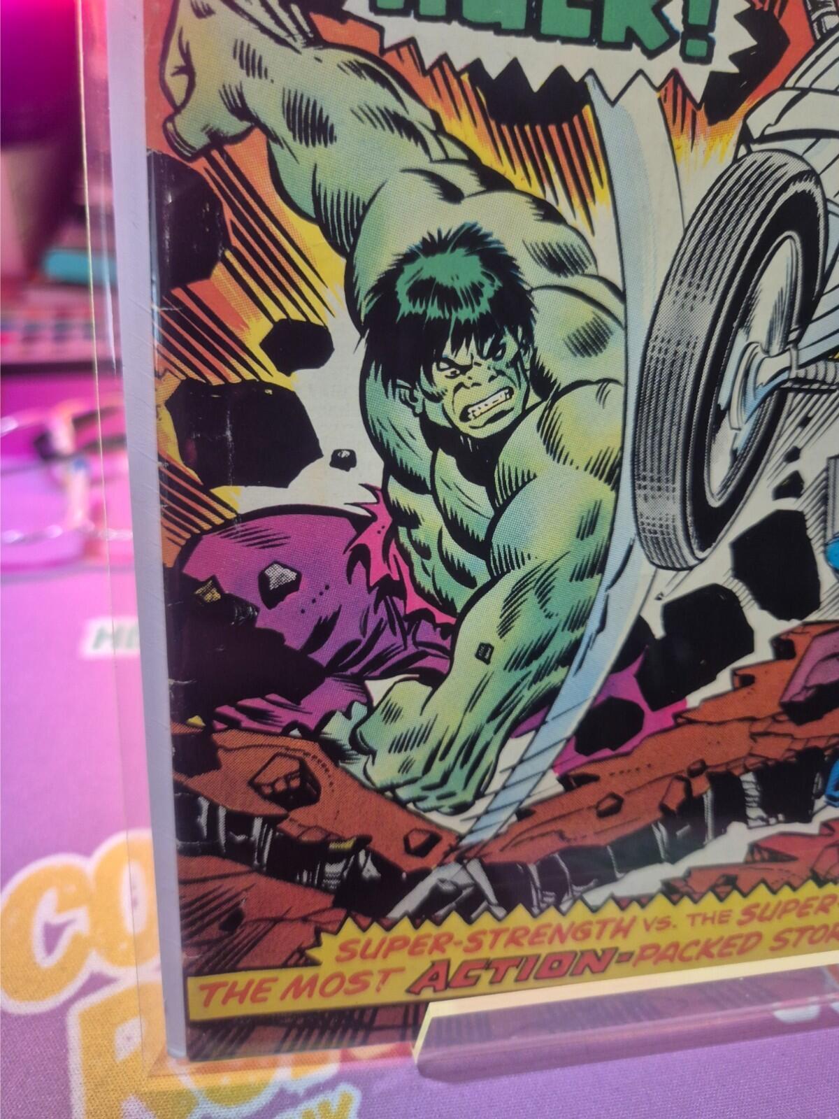 GHOST RIDER #10, 1974, Key: Classic Hulk cover, VF