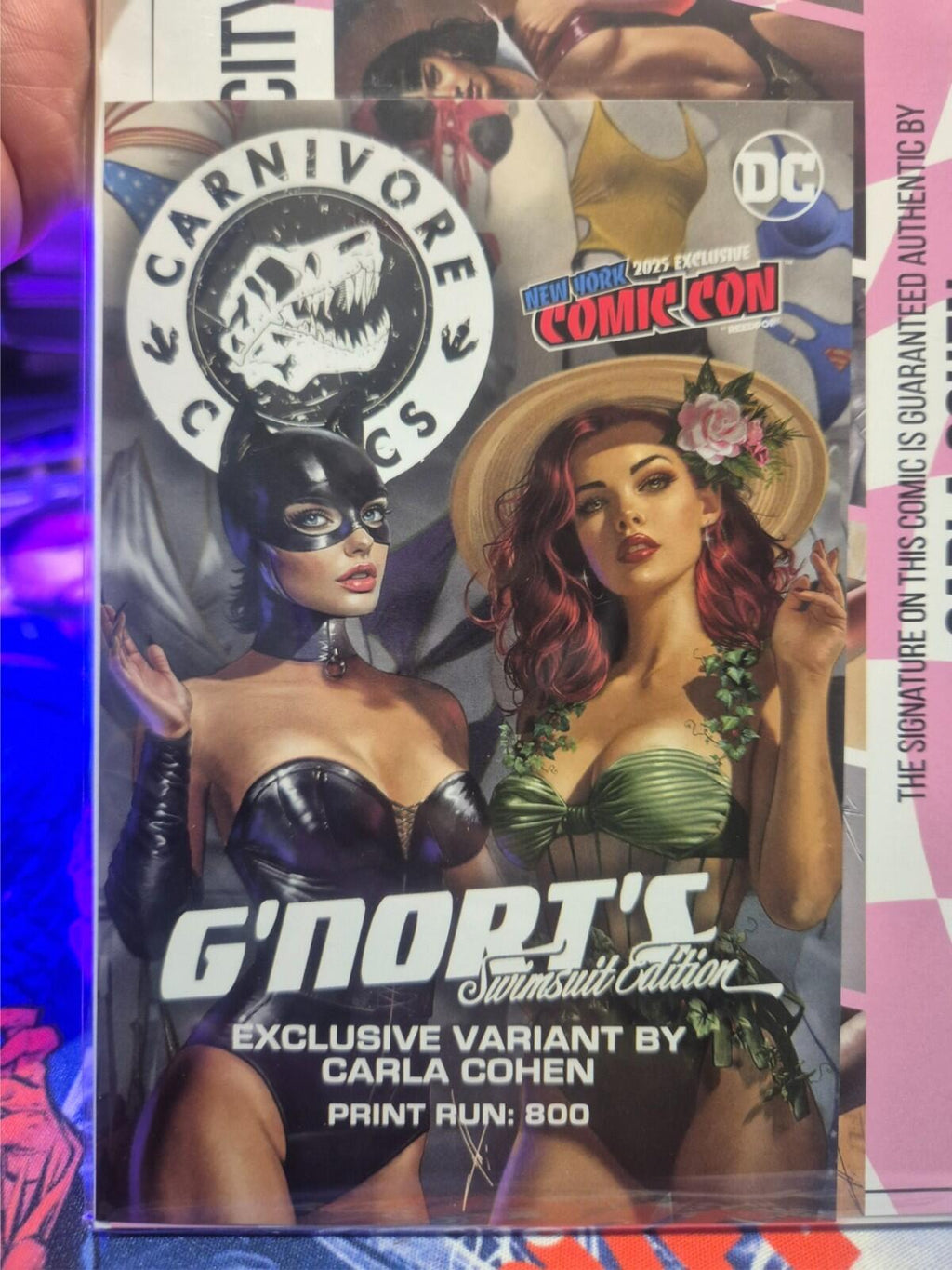 G'nort's Illustrated Swimsuit Edition #1 Carla Cohen SIGNED with COA, Ltd. 800