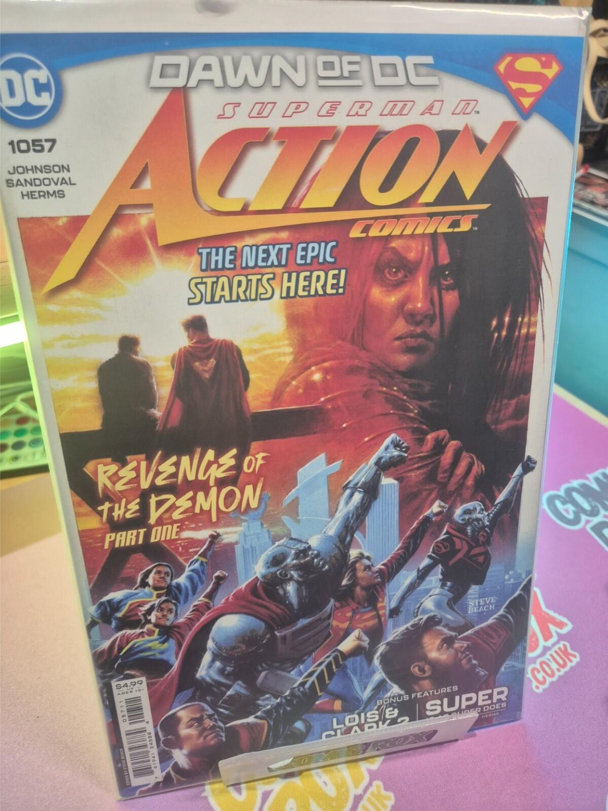 Action Comics #1057 Steve Beach Cover (DC Comics, 2023) Superman, NM
