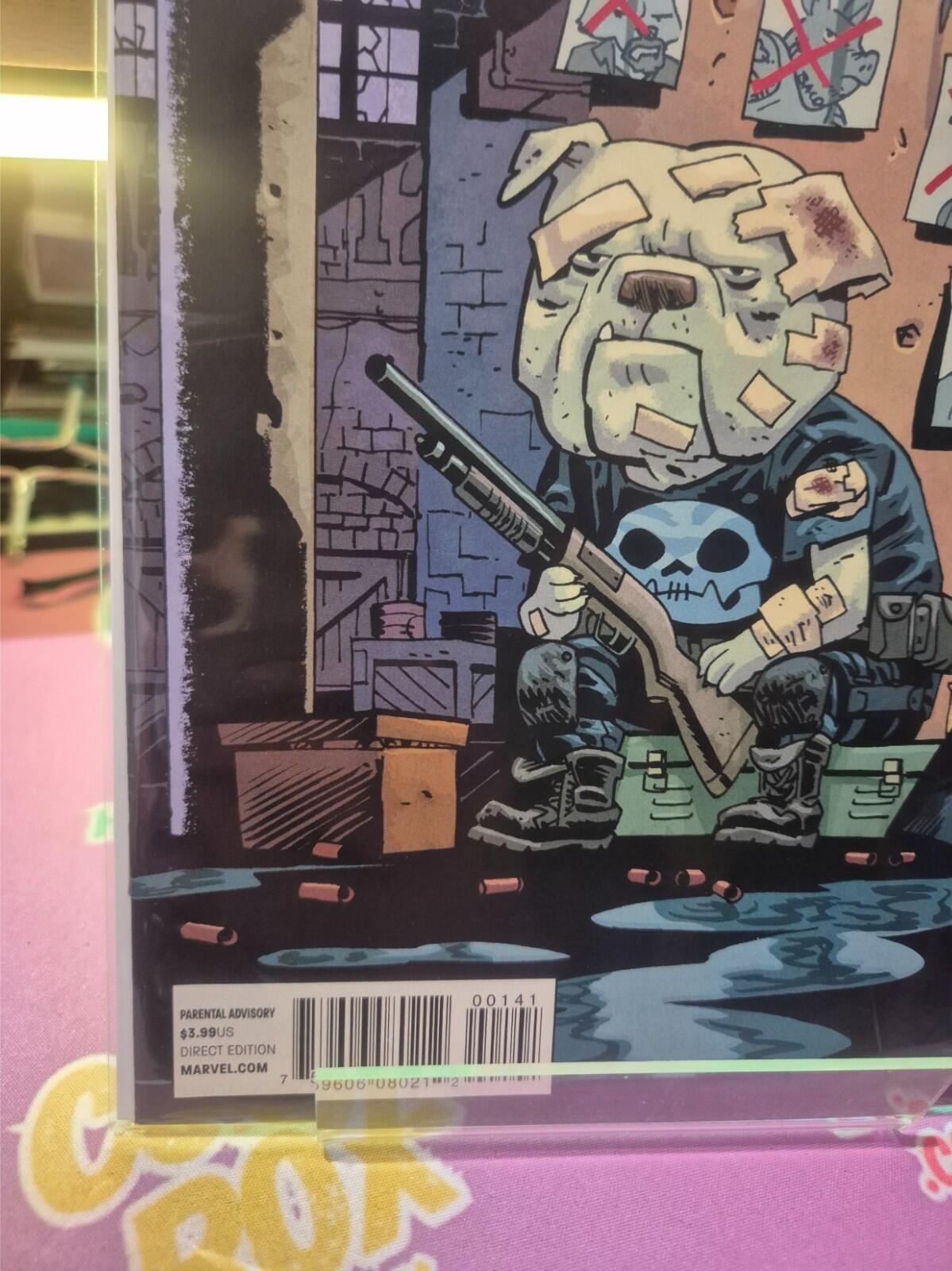 The Punisher #1, RARE Chris Samnee Animal Variant Cover 2014, NM