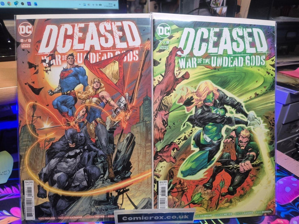 DCeased: War of The Undead Gods, Complete Set, Issues 1-8 All Books are NM