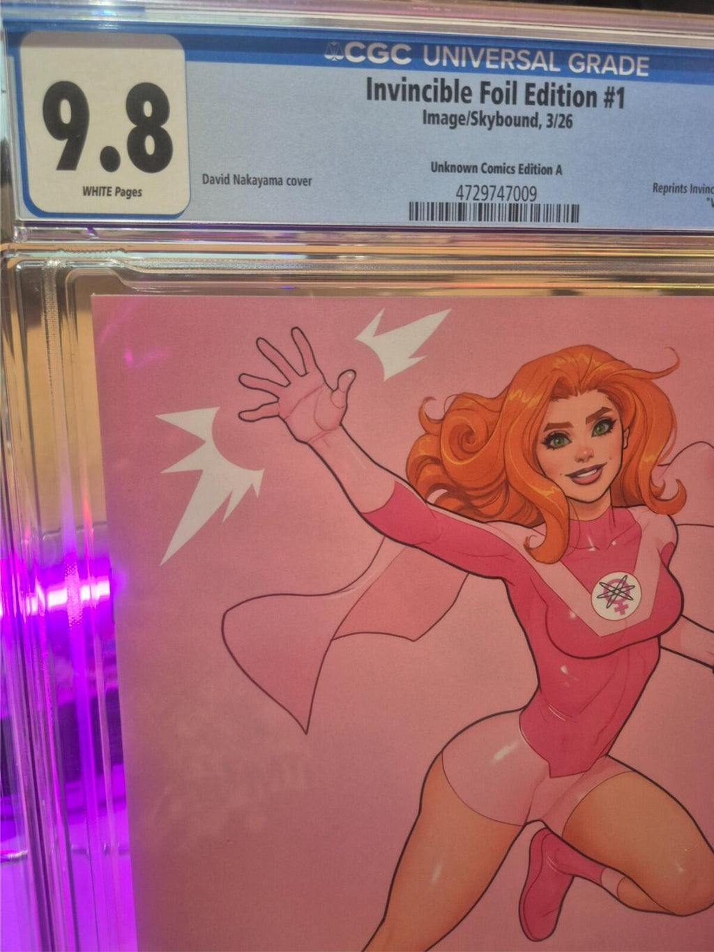 Invincible #1, CGC 9.8, David Nakayama Megacon Exclusive Virgin Variant