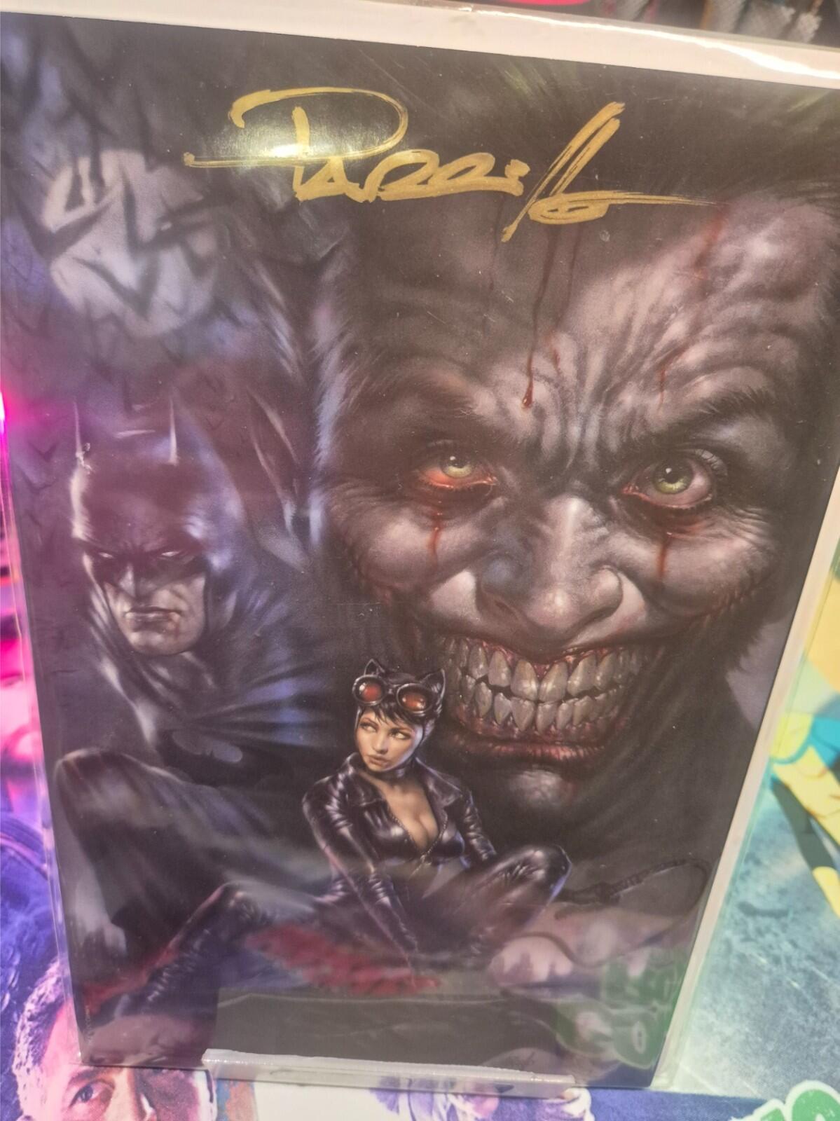 Detective Comics #1000, SIGNED by Lucio Parillo with COA, Virgin Variant, NM