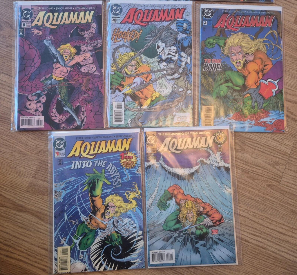 Aquaman, 1994, Nr Complete, Issues 1 to 12 (missing #3 and #7), All NM, Keys!