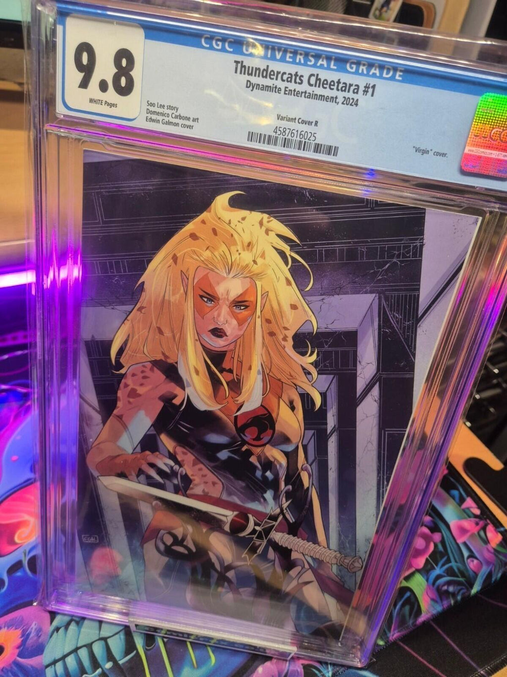 Thundercats: Cheetara #1, CGC 9.8, Edwin Galmon 1:30 Incentive Virgin Variant