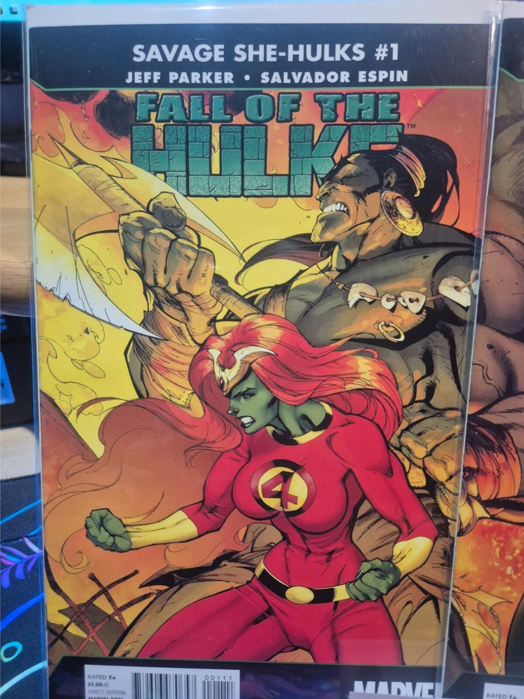 Fall of the Hulks Savage She-Hulks #1-3, Complete Set, 2010, J Scott Campbell NM