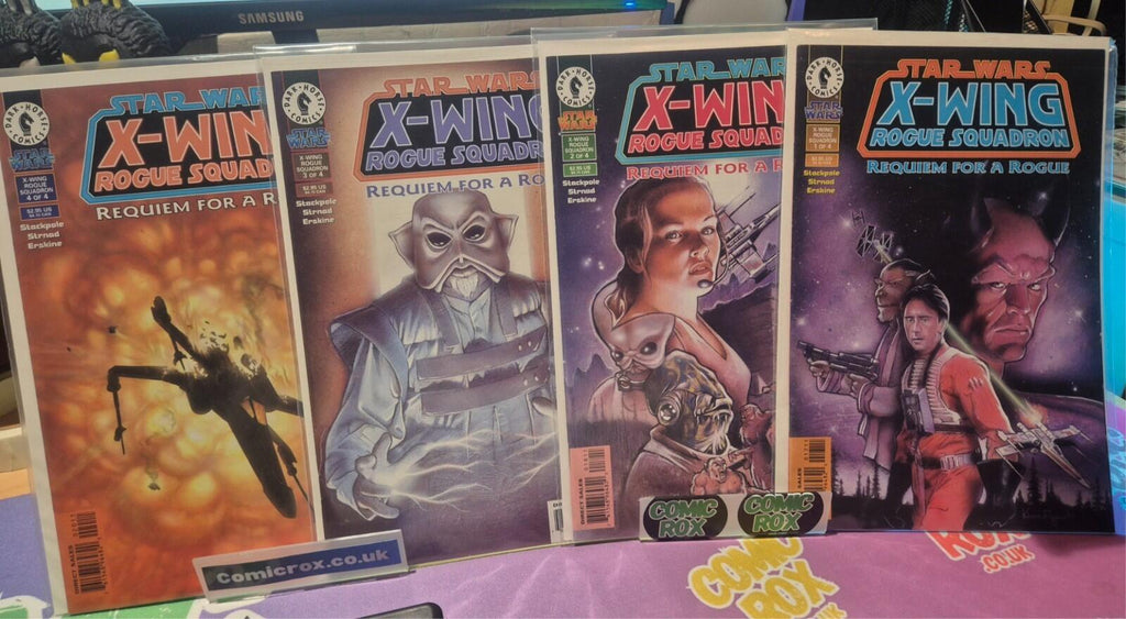 Star Wars X-Wing Rogue Squadron: Requiem for a Rogue #1-4 Complete 1997 NM
