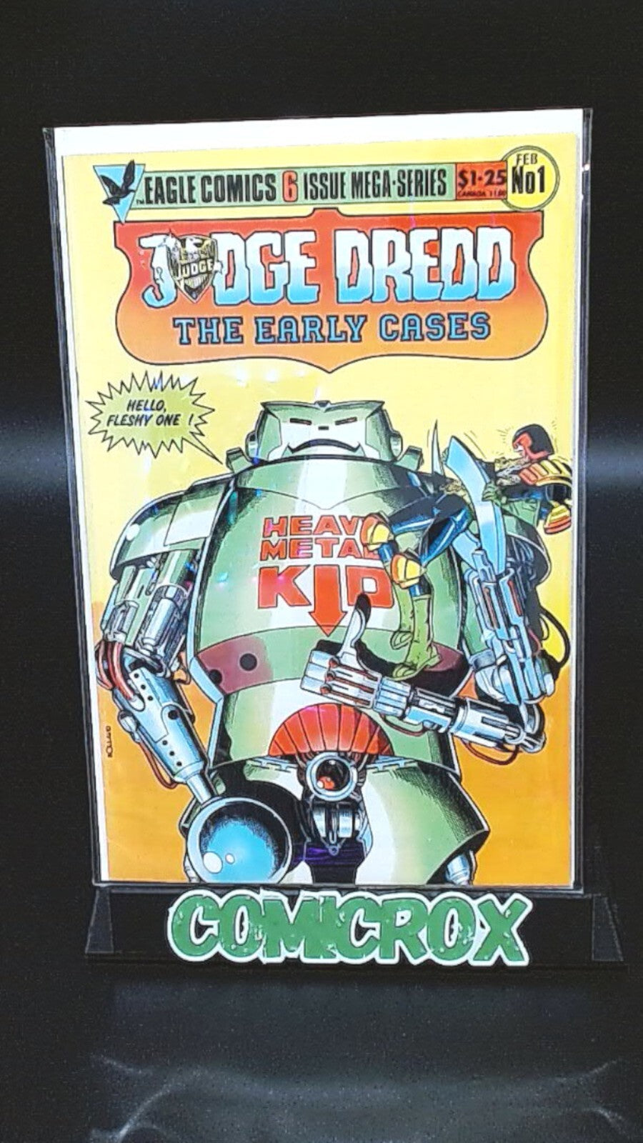Judge Dredd: The Early Cases #1, 1986, Eagle Comics, High Grade NM
