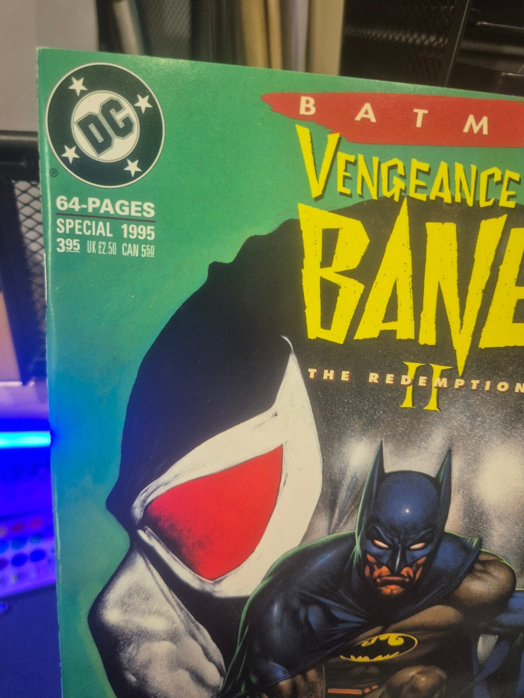 Batman Vengeance of Bane #2, Redemption, 1995, High Grade NM