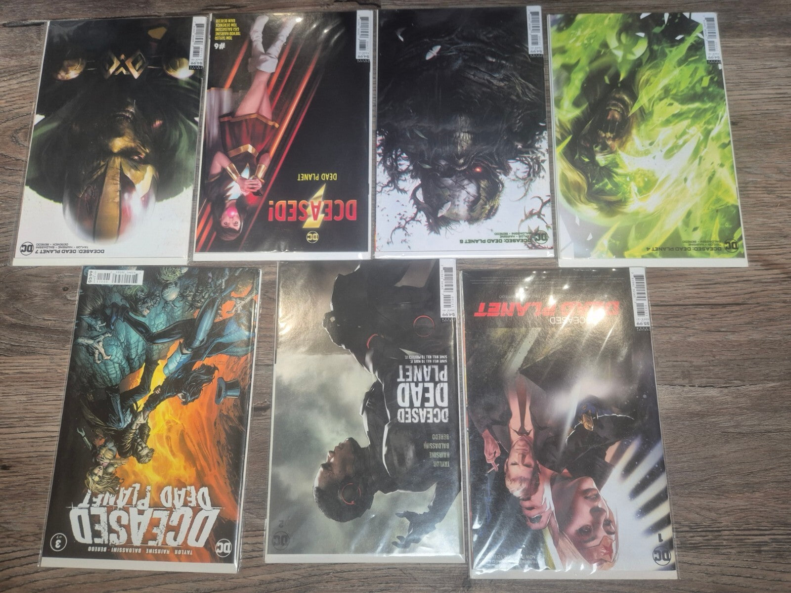 Dceased Dead Planet Set #1-7, Mainly Variants (Movie and Mattina Variants), NM