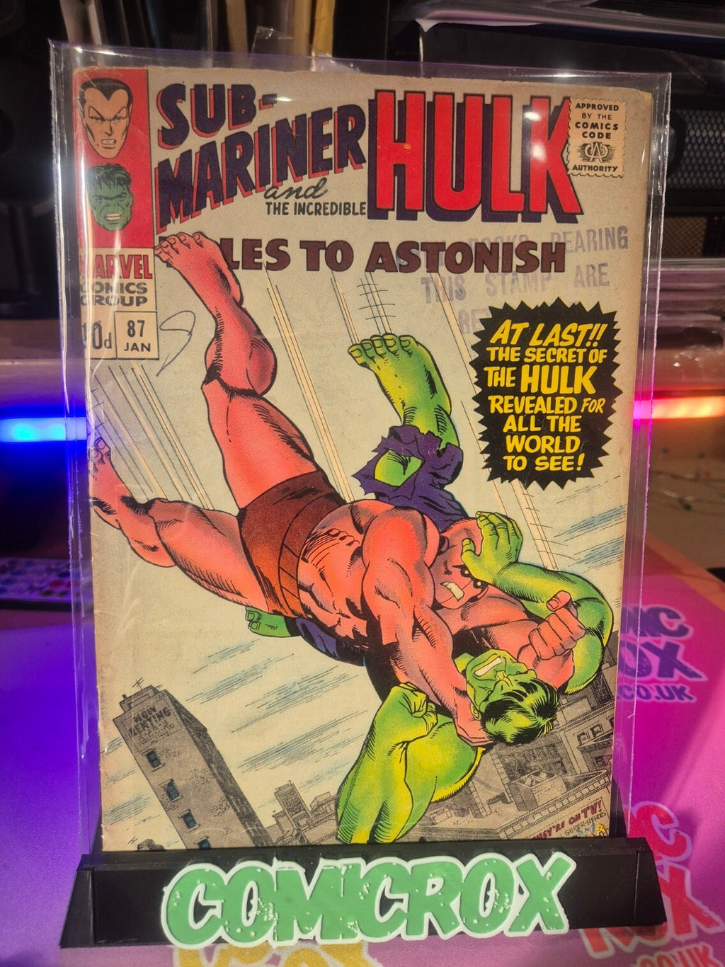 Tales to Astonish #87, 1967, UK Price Variant, High Grade FN / FN+