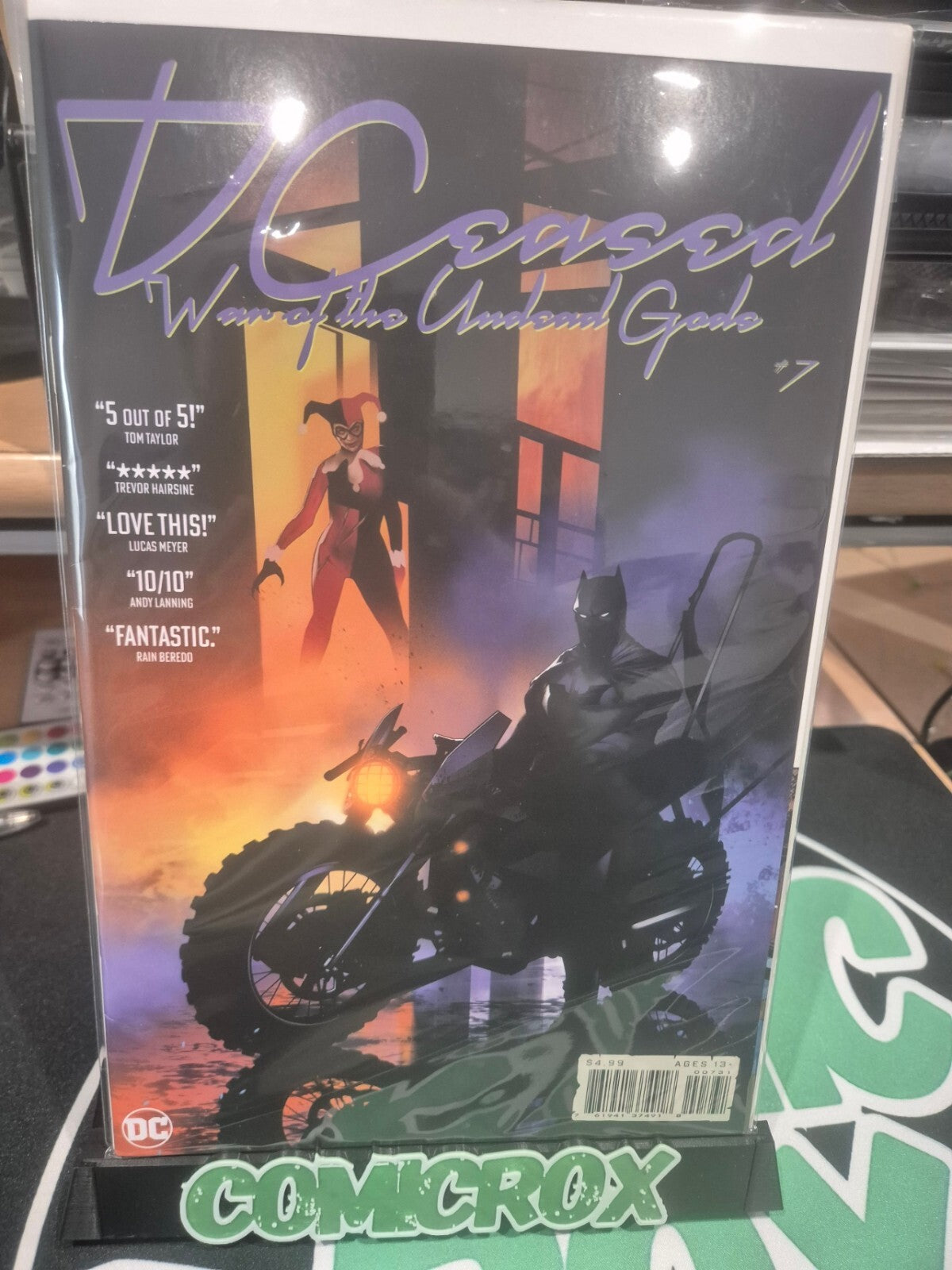 Dceased War of the Undead Gods #1, Purple Rain Homage Cover, VF/VF+
