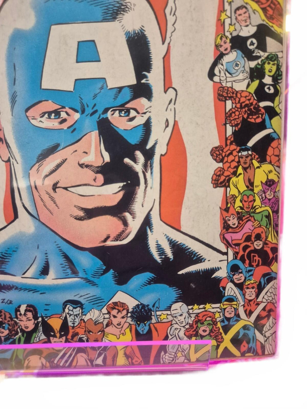 Captain America #323, 1986, Key Issue, Marvel 25th Anniversary Frame Cover, NM