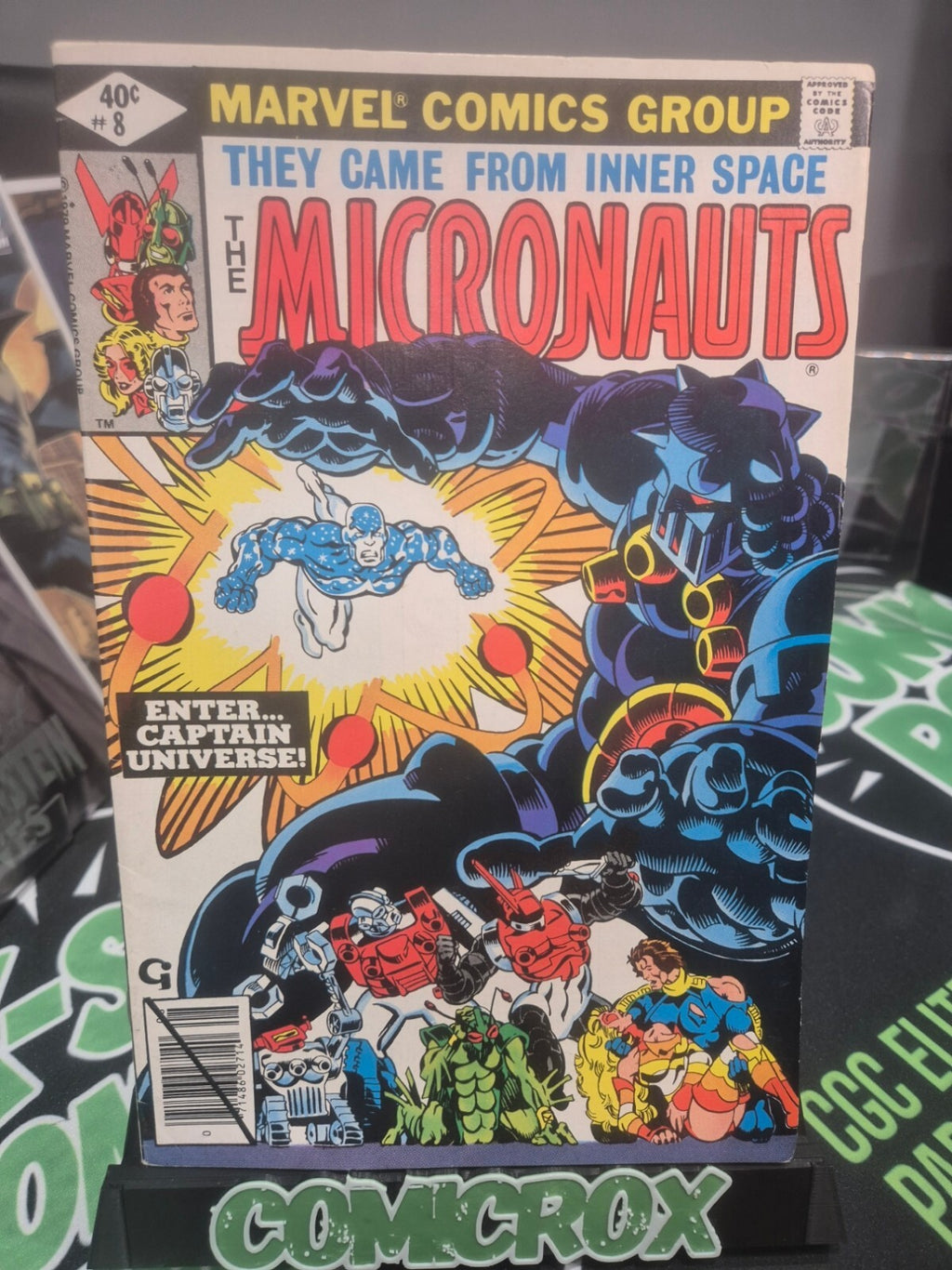 Micronauts #8, 1979, 1st App Capt Universe, Marvel, High Grade NM-