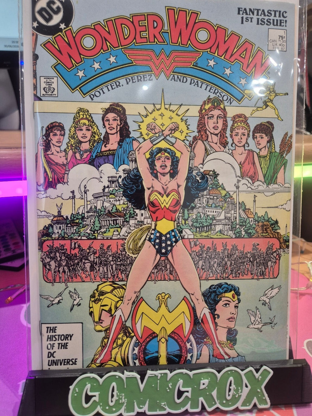 Wonder Woman #1, 1987, Key Issue, Very High Grade, 9.6/9.8