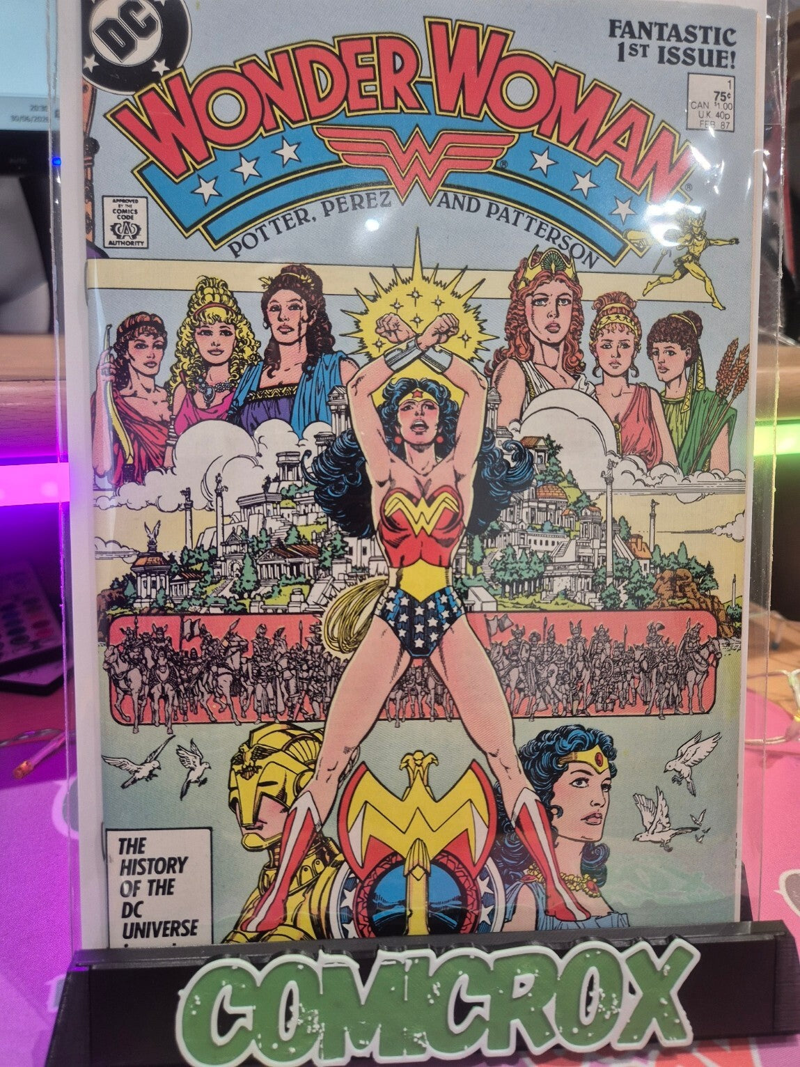 Wonder Woman #1, 1987, Key Issue, Very High Grade, 9.6/9.8