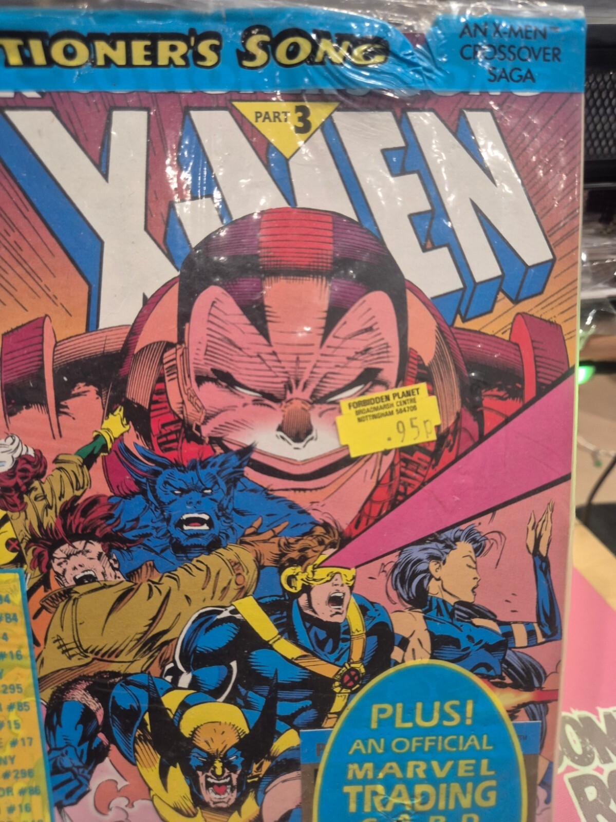 X-Men #14, 1993, X-Cutioners Song, Unopened Polybag with Trading Card, NM