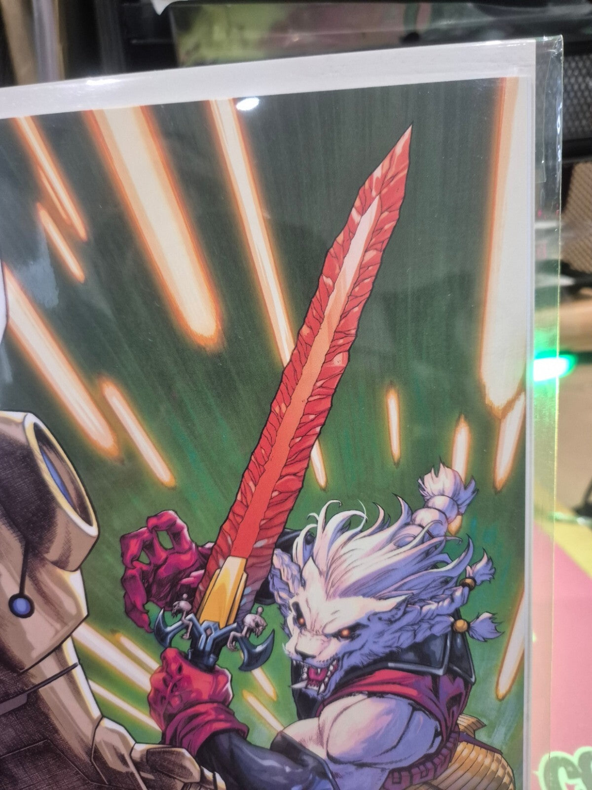 Battle Beast #9, Creees Lee Exclusive Virgin Variant, NM+