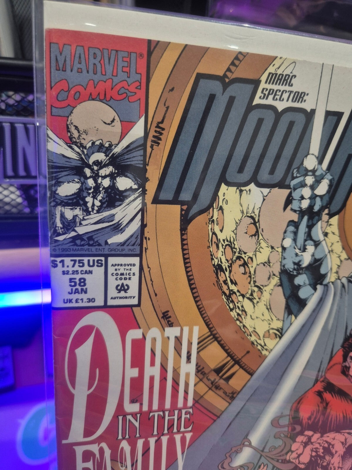 Marc Spector: Moon Knight #58, 1994, Death in the Family (£25 Book), VF+