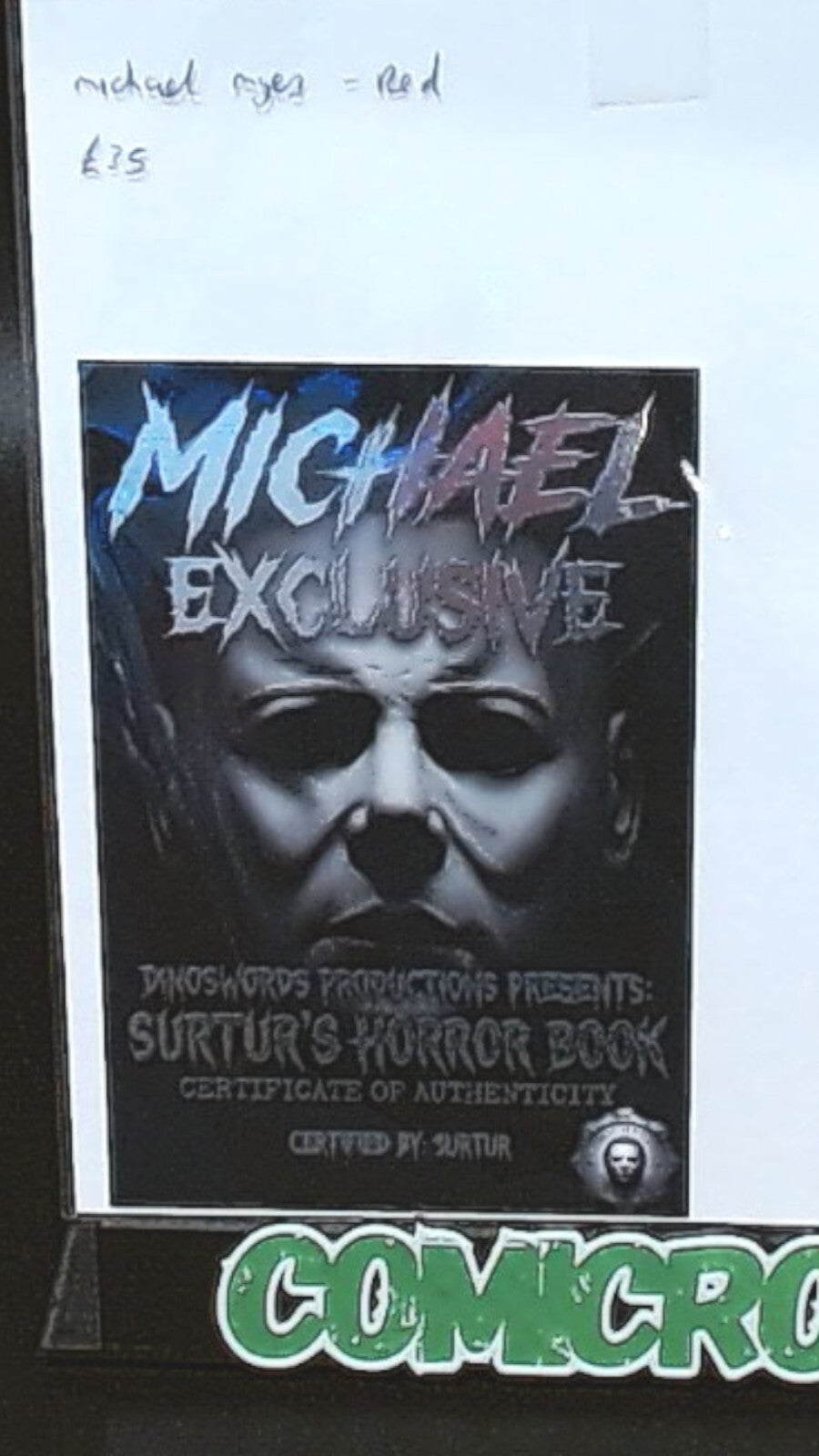 Micheal Myers, Red, Halloween, 2026, Surtur, with COA
