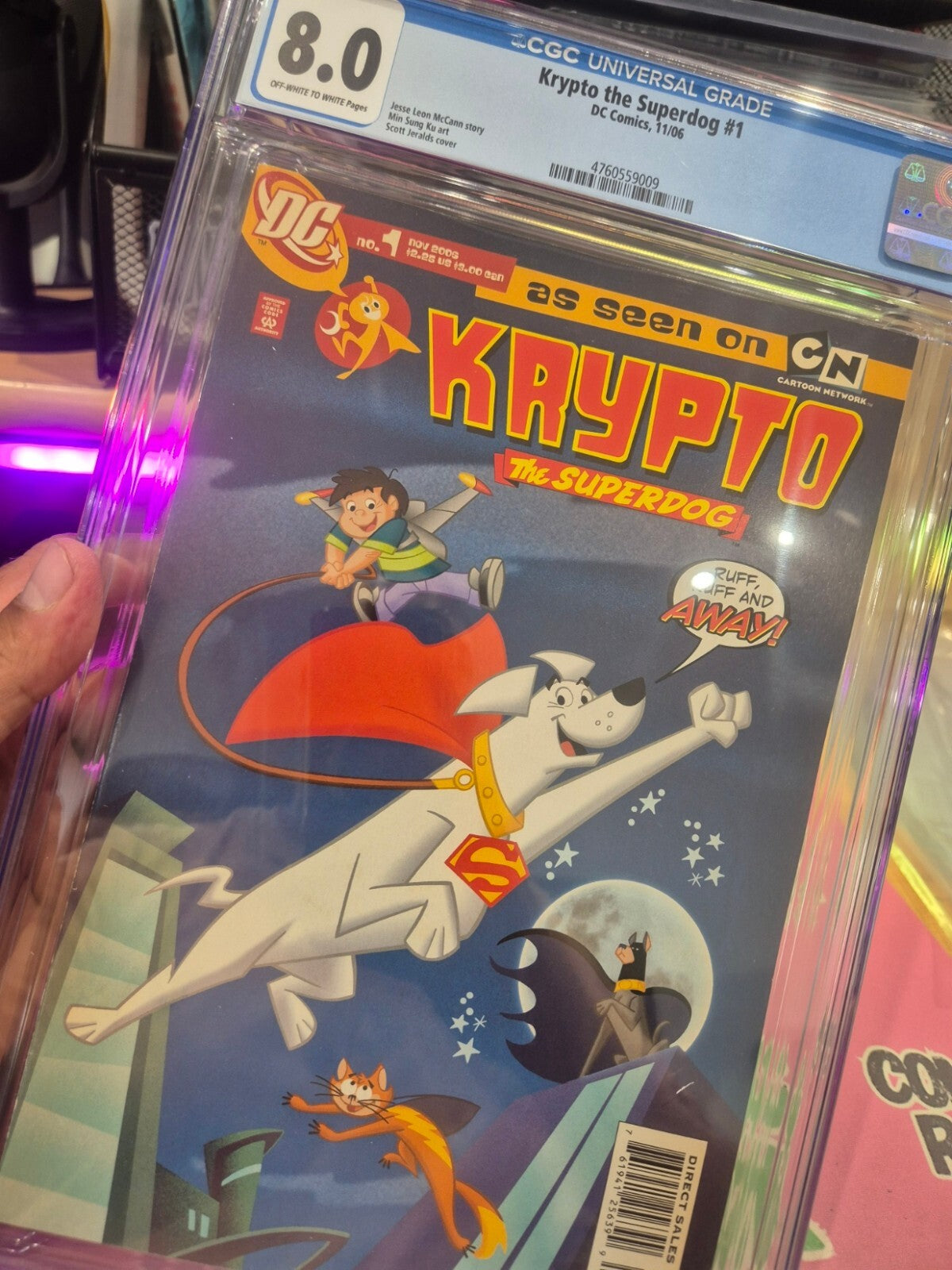 Krypto The Superdog #1, CGC 8.0, 2006, Scott Jeralds Cover