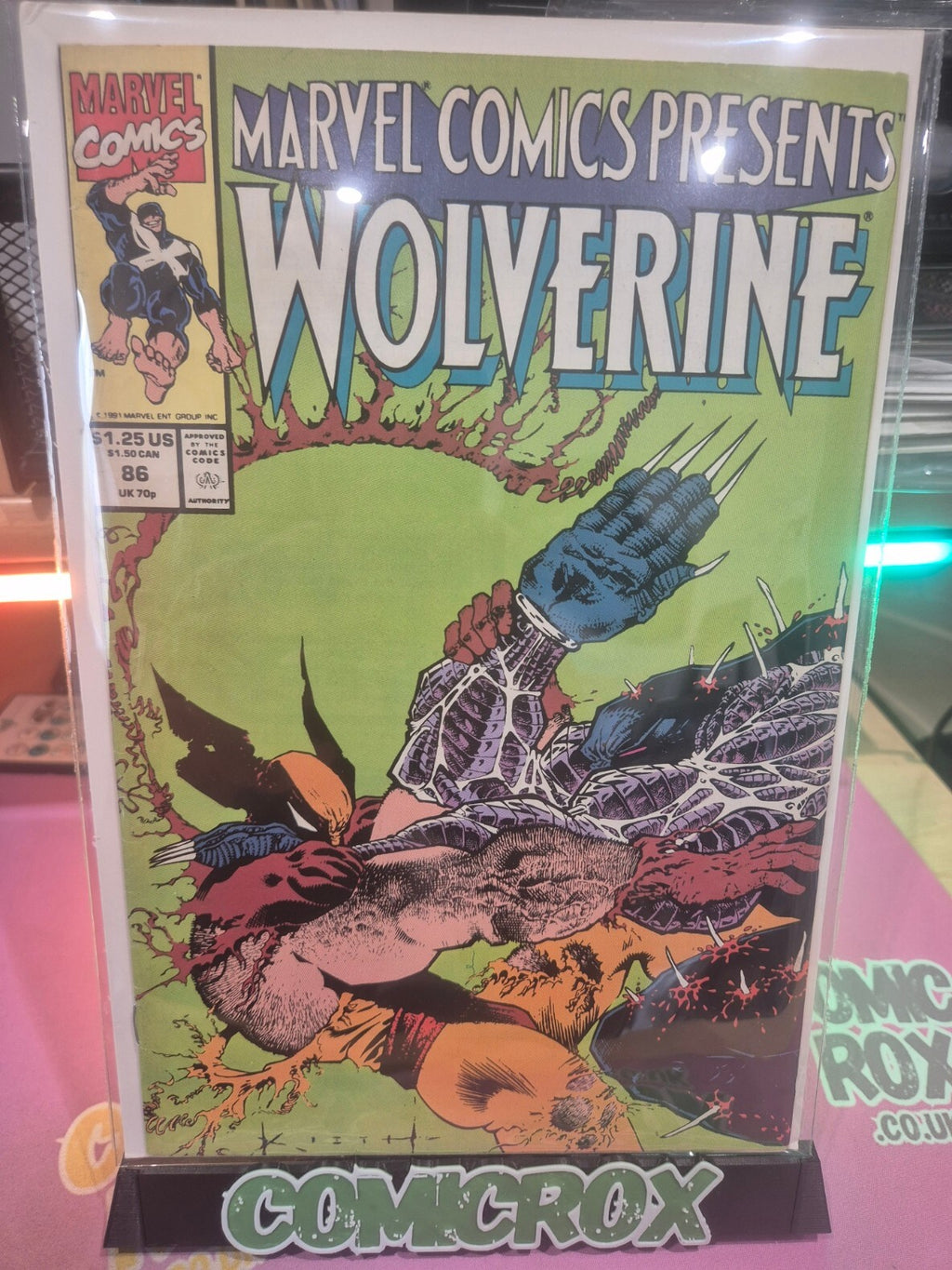 Marvel Comics Presents #72, 1991, Wolverine, 1st Appearance Cyber,  VF+