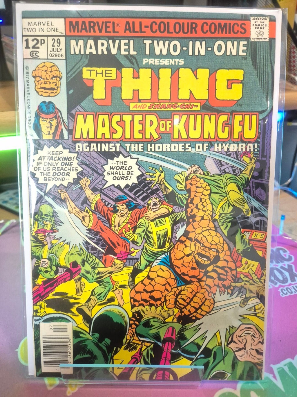 Marvel Two-in-One #29, Thing & Master of Kung Fu, Key, 1977, VF/NM